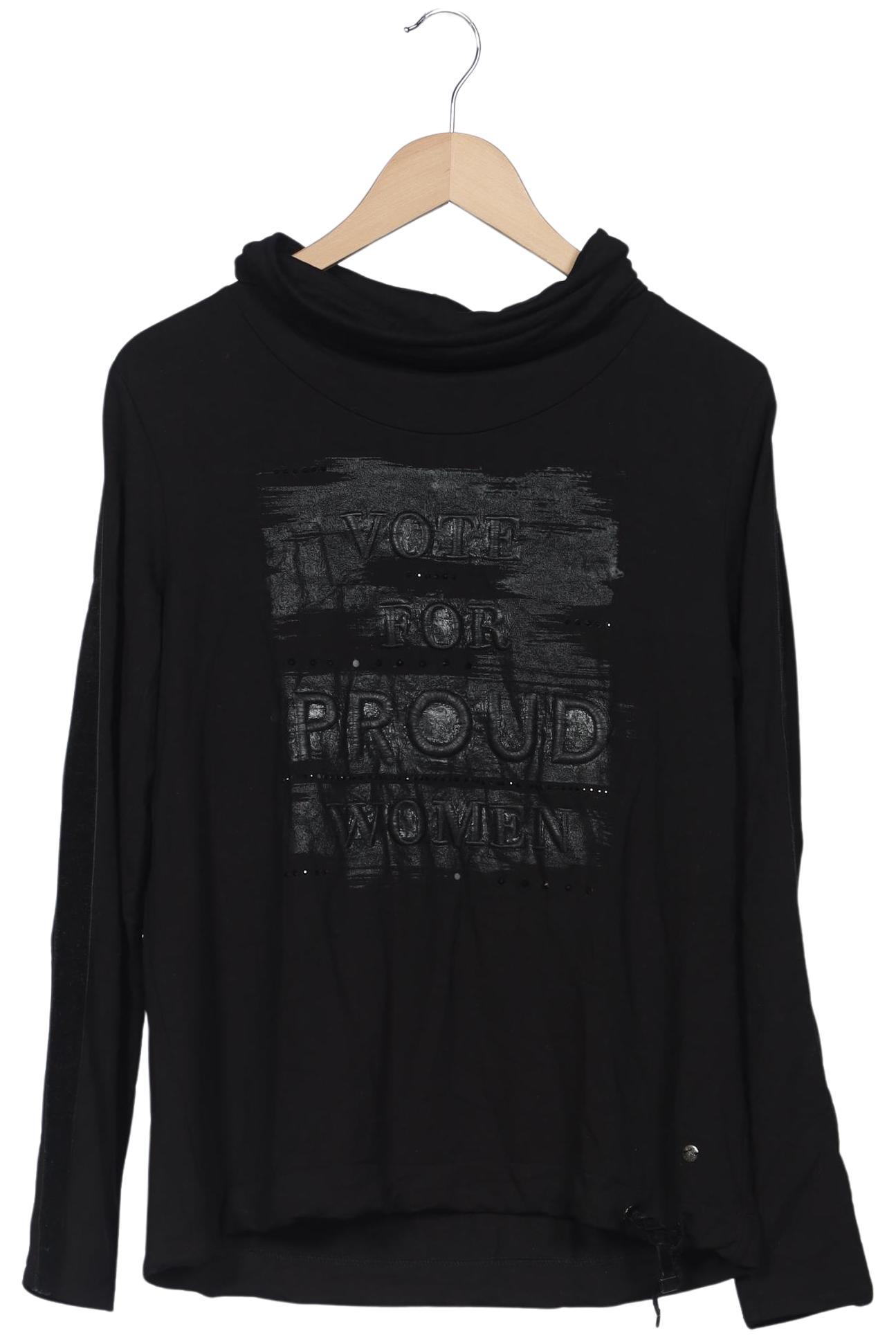 

monari Damen Sweatshirt, schwarz, Gr. 38