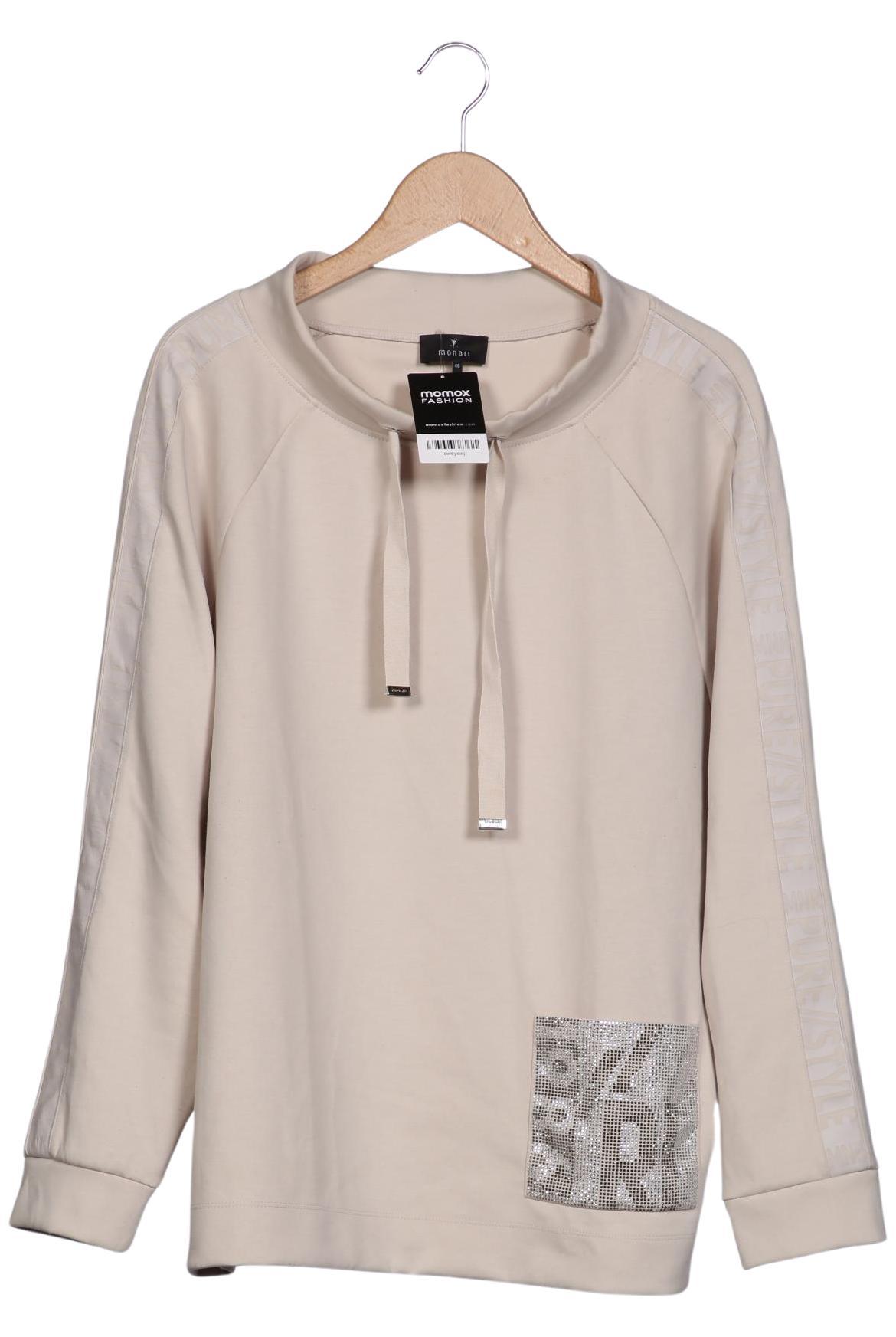 

monari Damen Sweatshirt, beige, Gr. 46