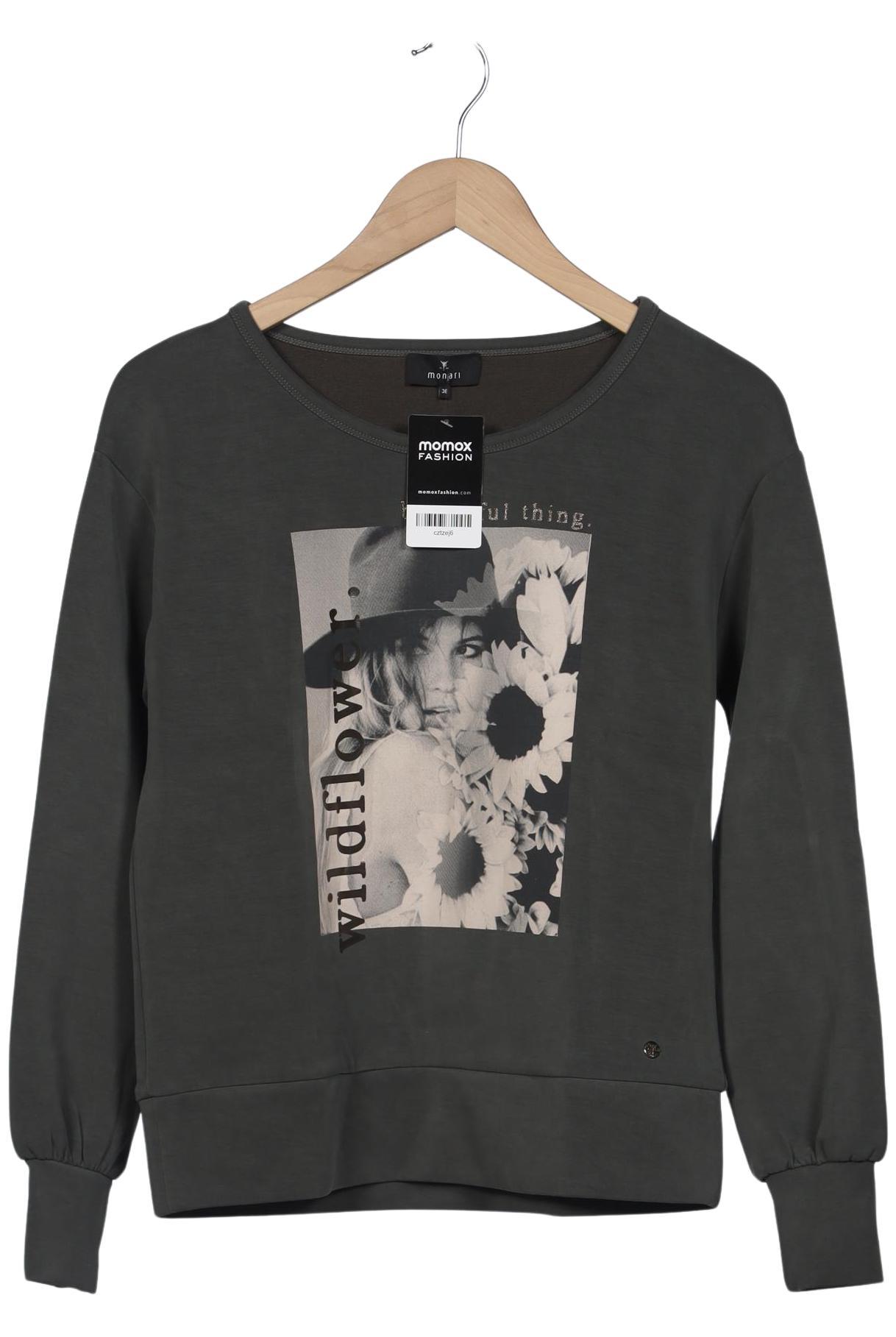 

monari Damen Sweatshirt, grün, Gr. 36