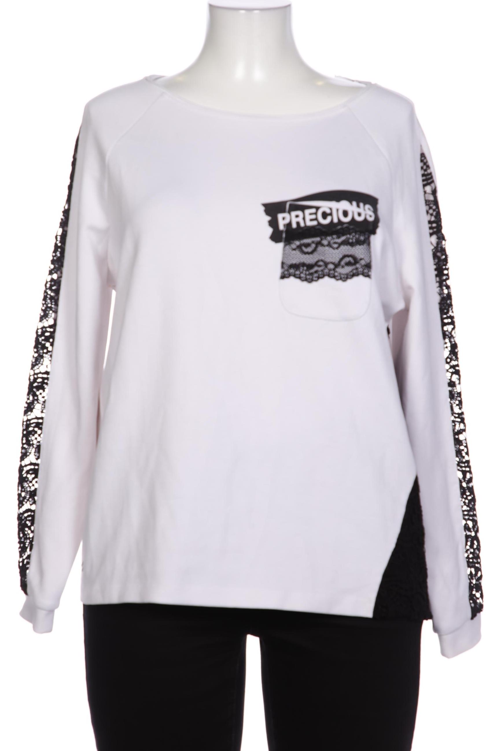

monari Damen Sweatshirt, weiß, Gr. 42