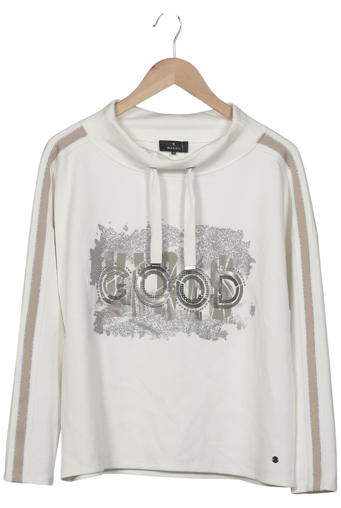 

monari Damen Sweatshirt, cremeweiß, Gr. 38