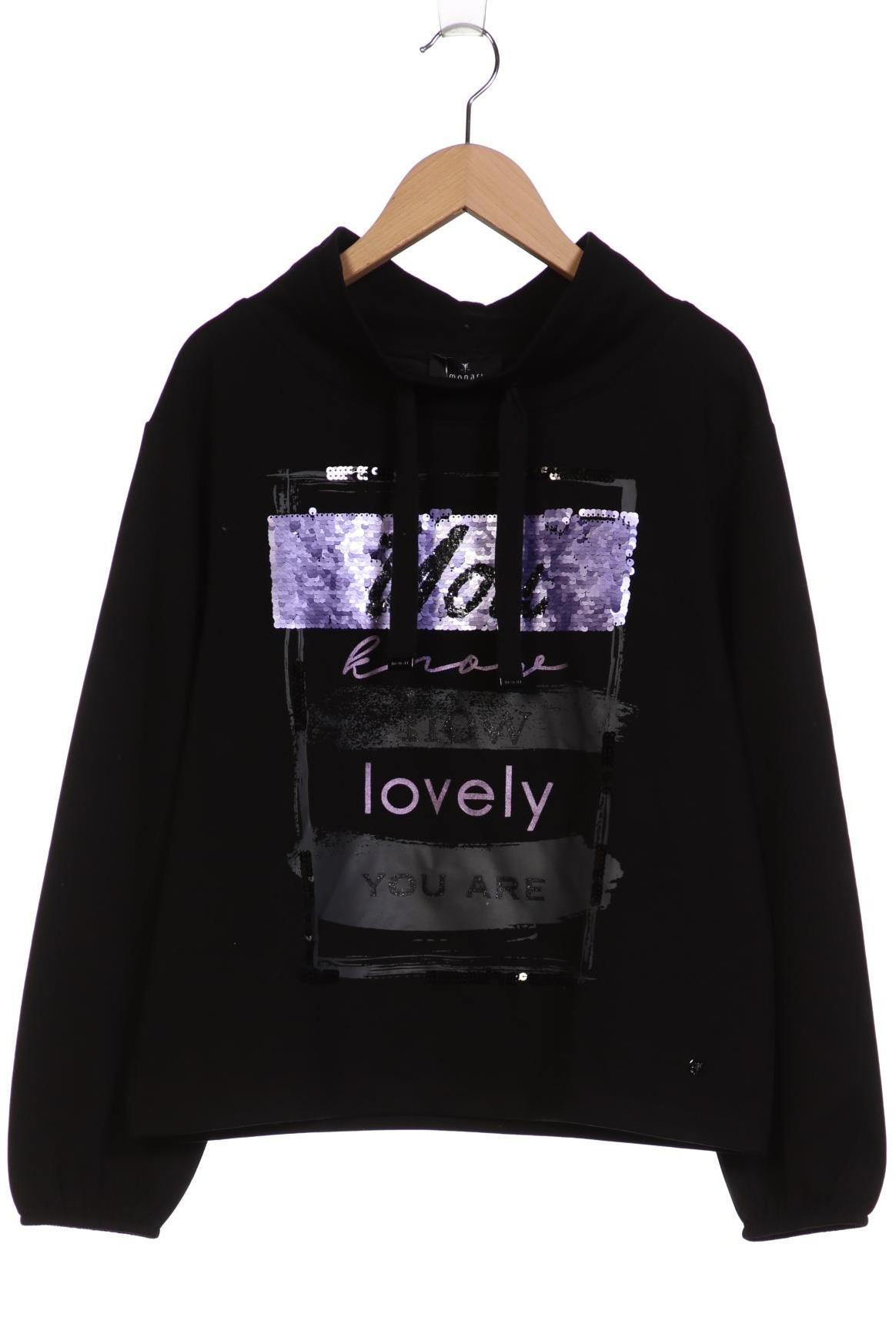 

monari Damen Sweatshirt, schwarz, Gr. 36