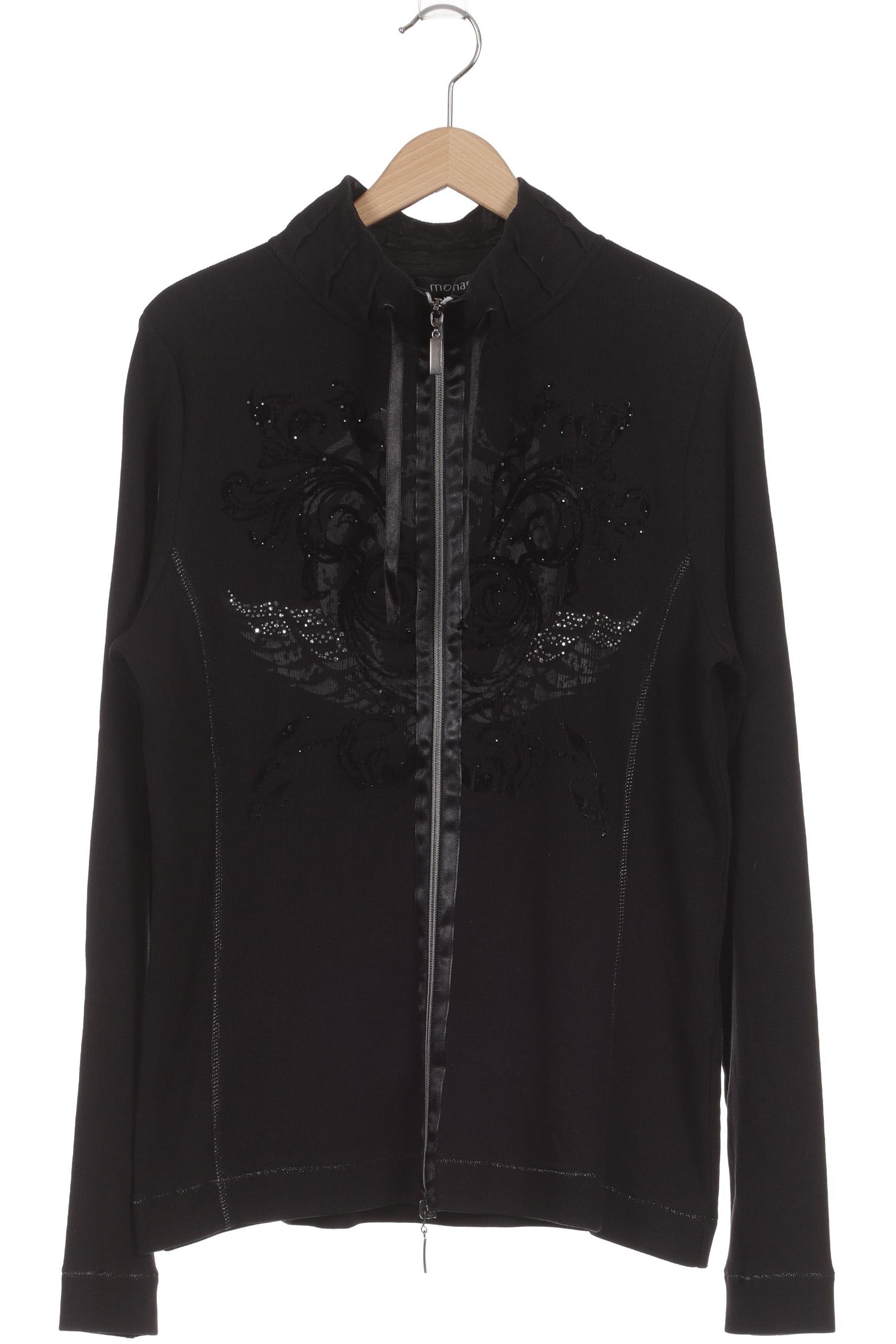 

monari Damen Sweatshirt, schwarz, Gr. 40