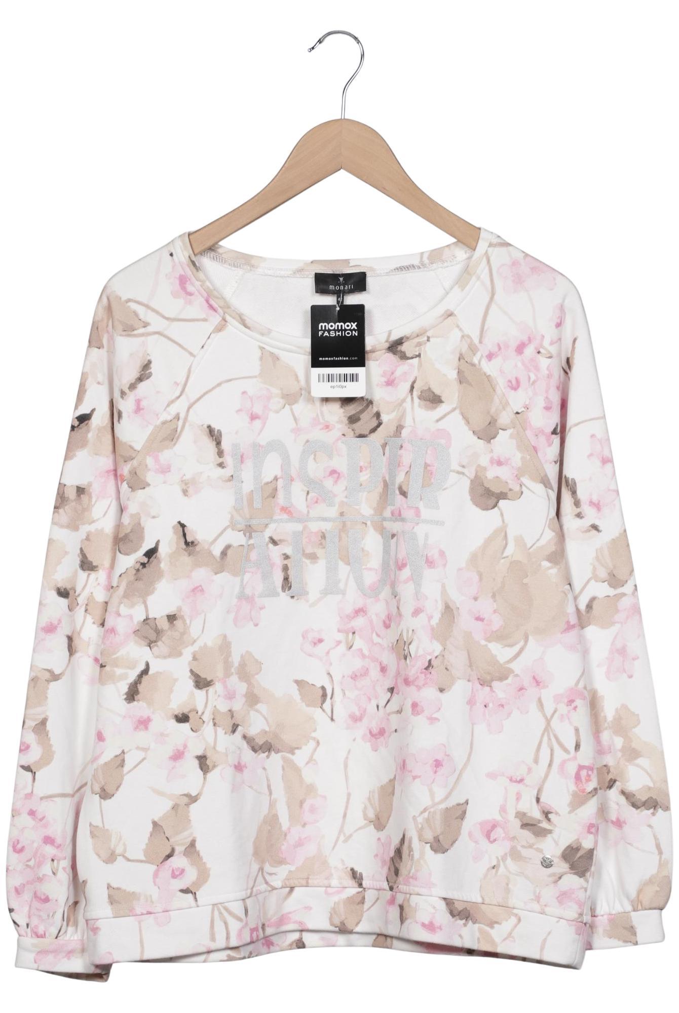 

monari Damen Sweatshirt, weiß, Gr. 42