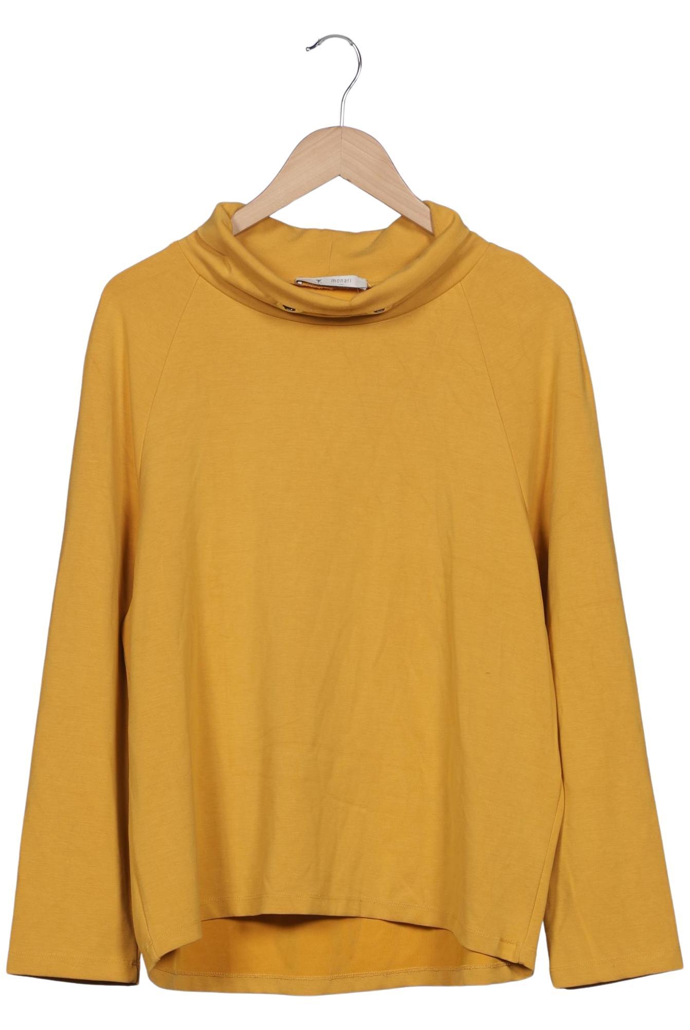 

monari Damen Sweatshirt, gelb, Gr. 44