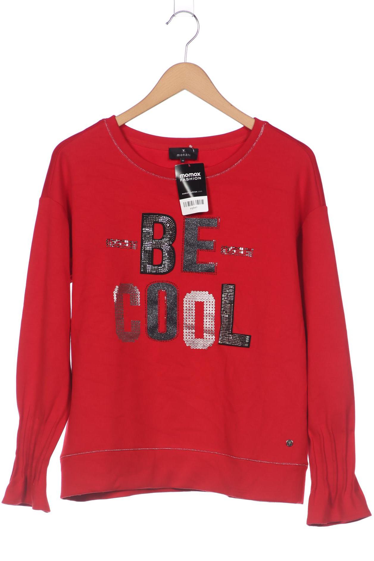 

monari Damen Sweatshirt, rot, Gr. 40