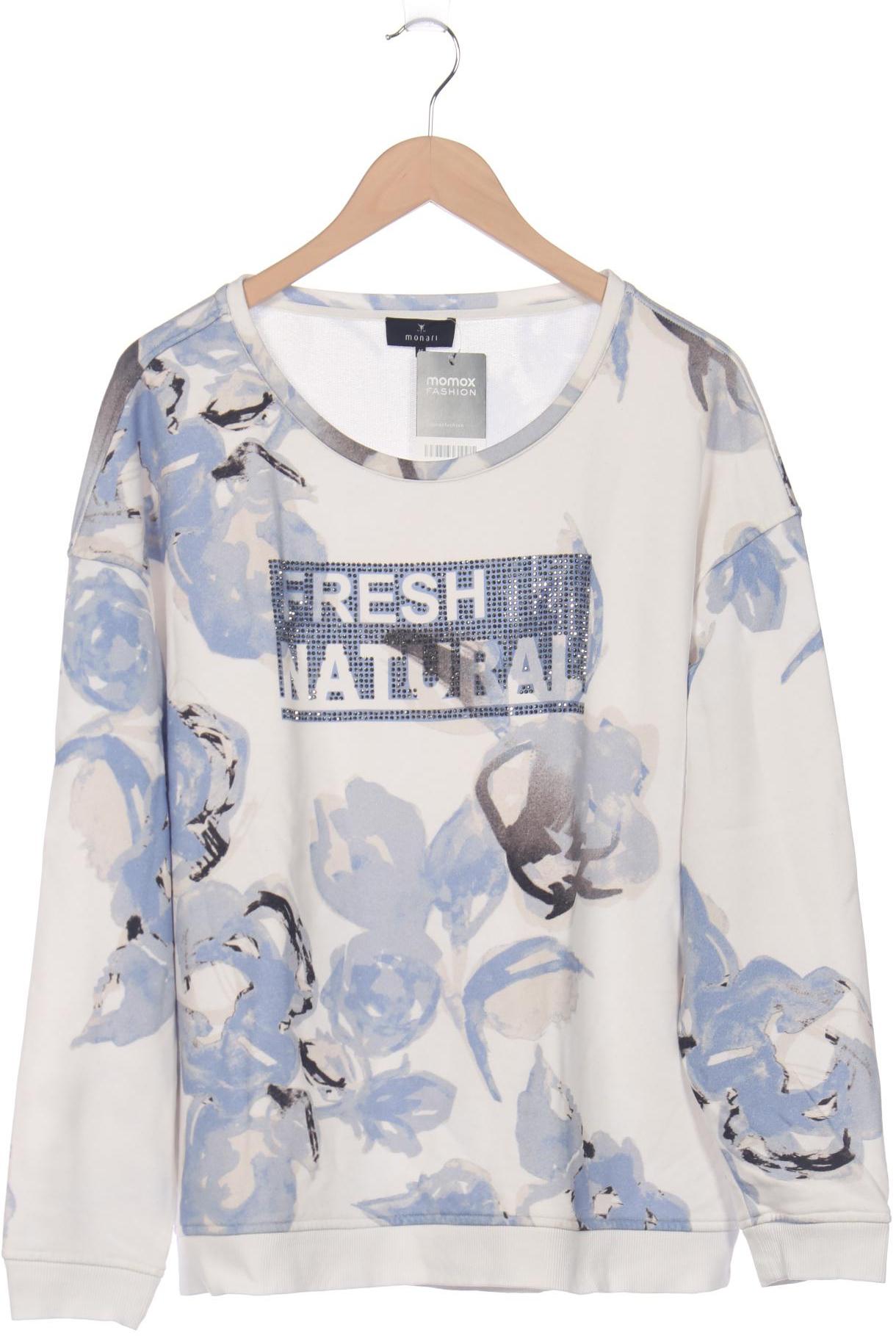 

monari Damen Sweatshirt, cremeweiß, Gr. 46