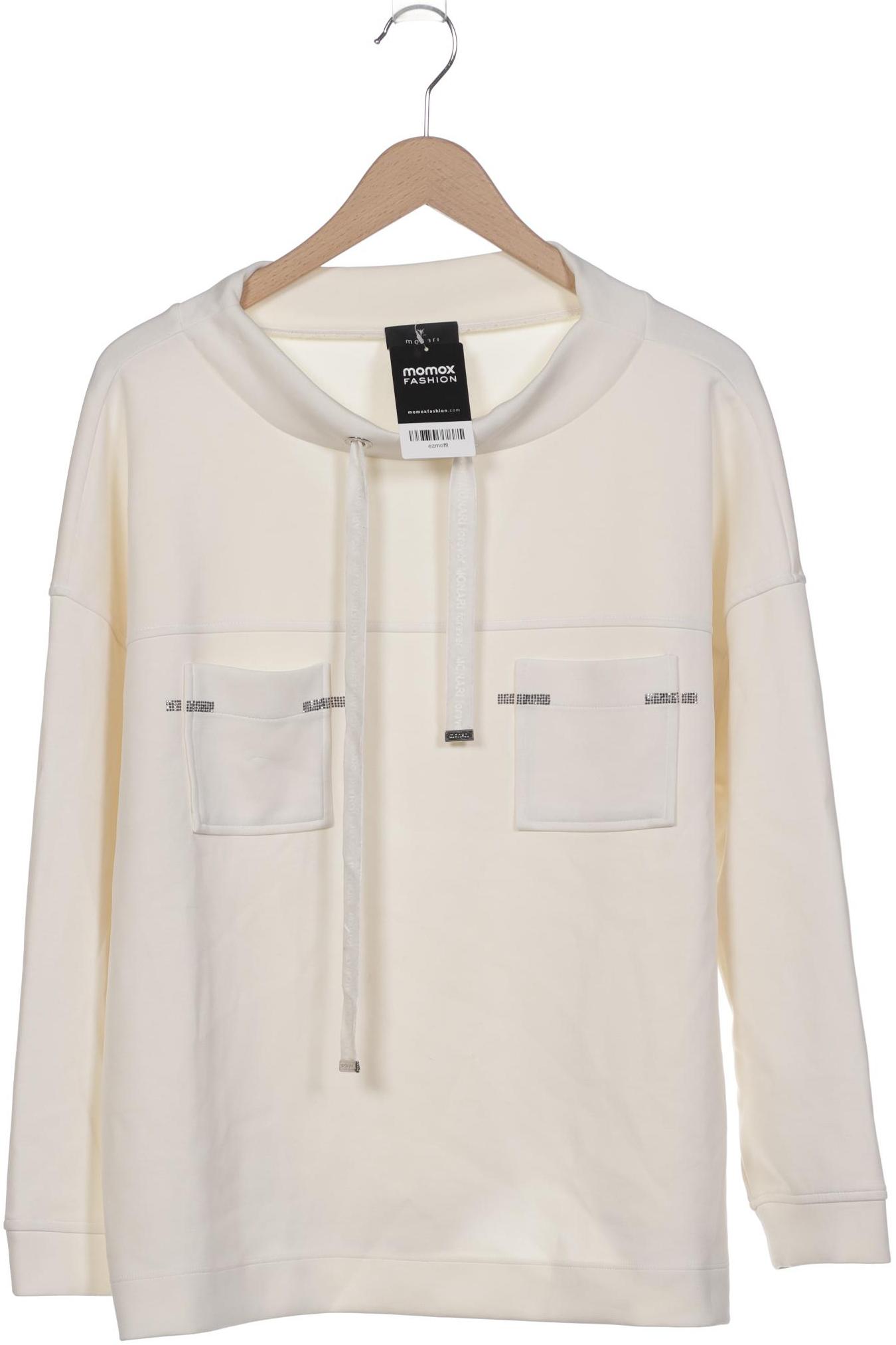 

monari Damen Sweatshirt, cremeweiß, Gr. 46