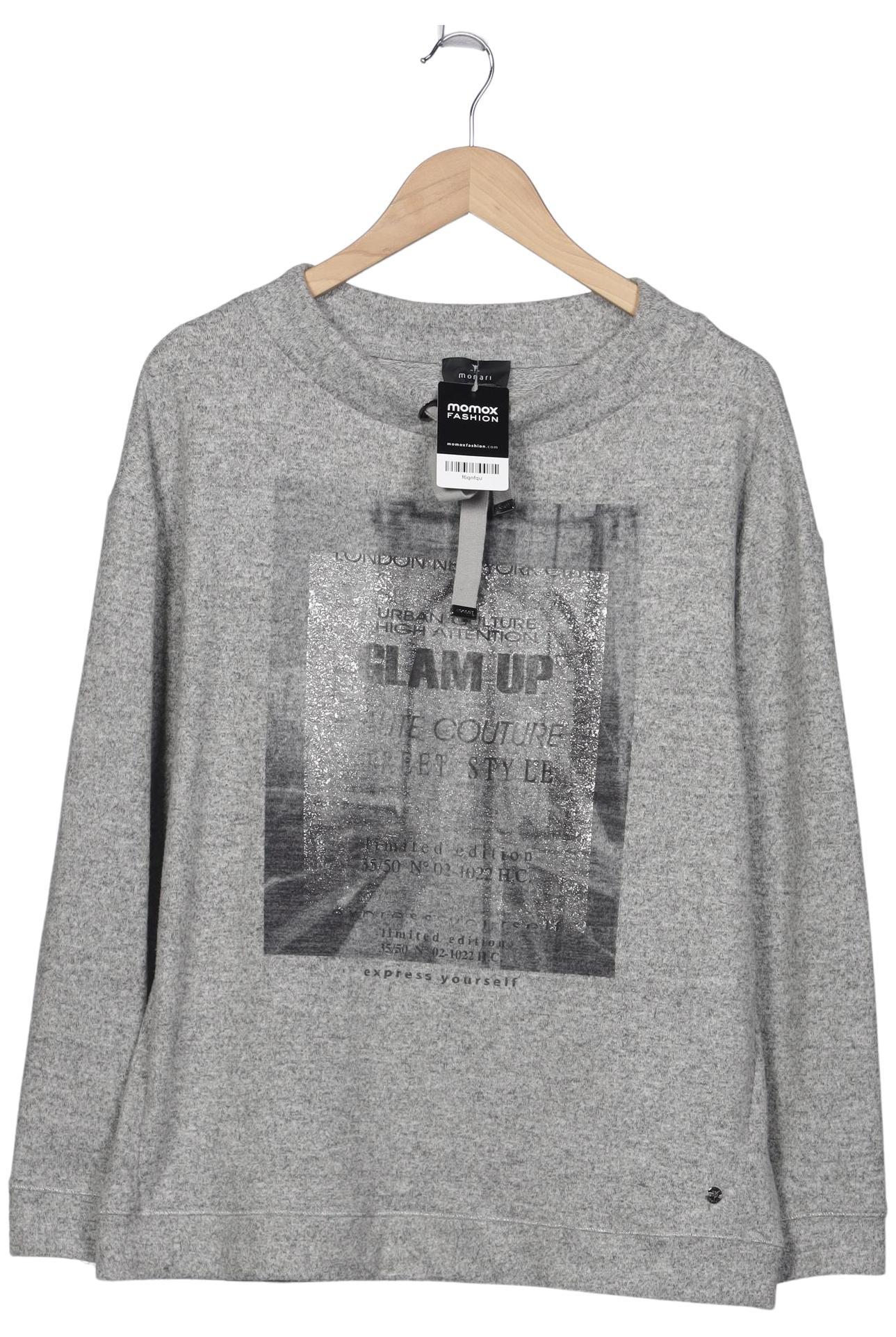 

monari Damen Sweatshirt, grau, Gr. 42