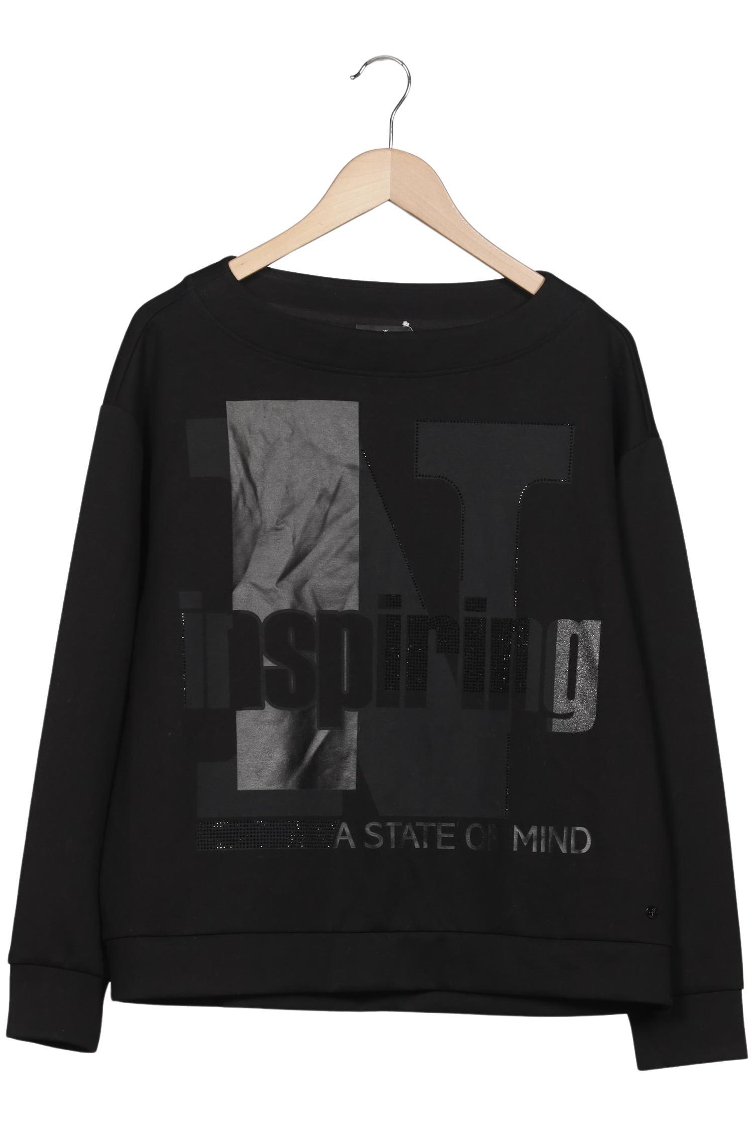 

monari Damen Sweatshirt, schwarz, Gr. 42