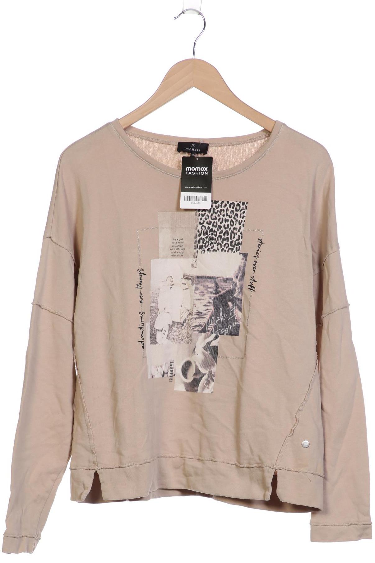 

monari Damen Sweatshirt, beige, Gr. 40