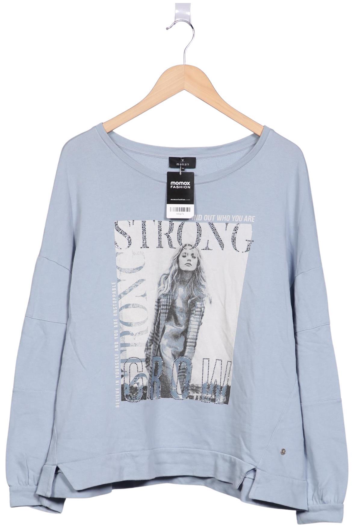 

monari Damen Sweatshirt, hellblau, Gr. 44
