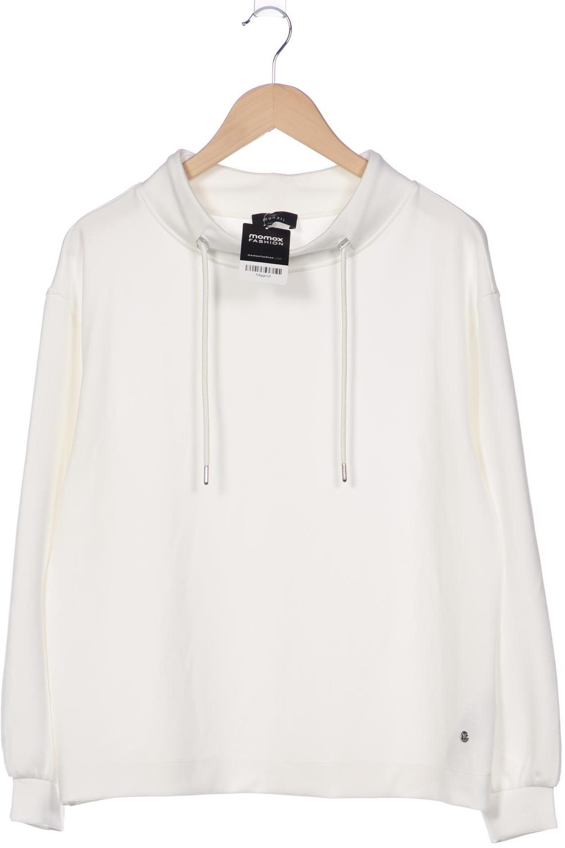 

monari Damen Sweatshirt, weiß, Gr. 40
