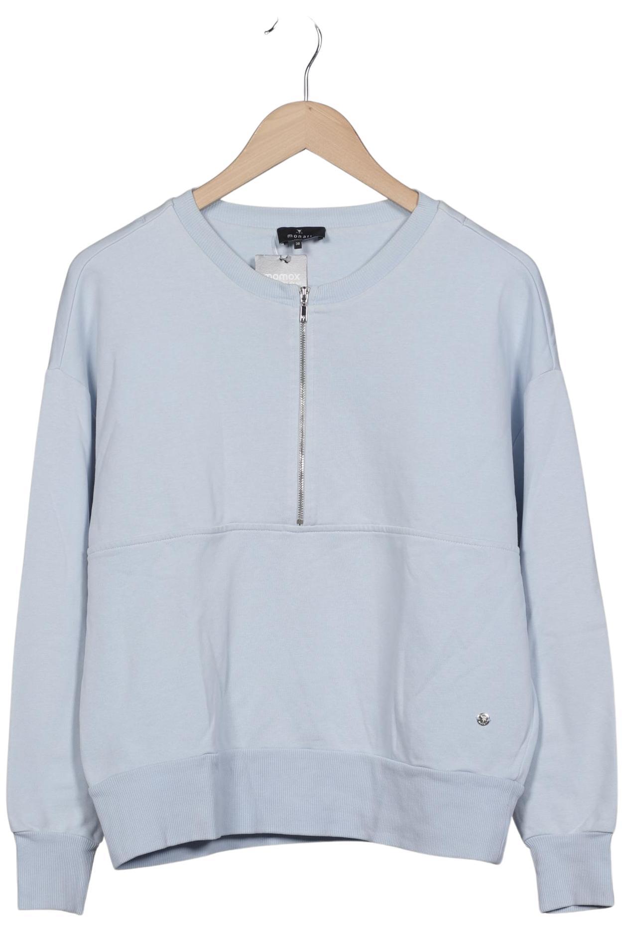 

monari Damen Sweatshirt, hellblau, Gr. 38