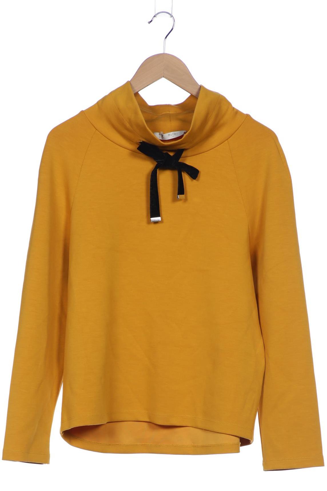 

monari Damen Sweatshirt, gelb, Gr. 44