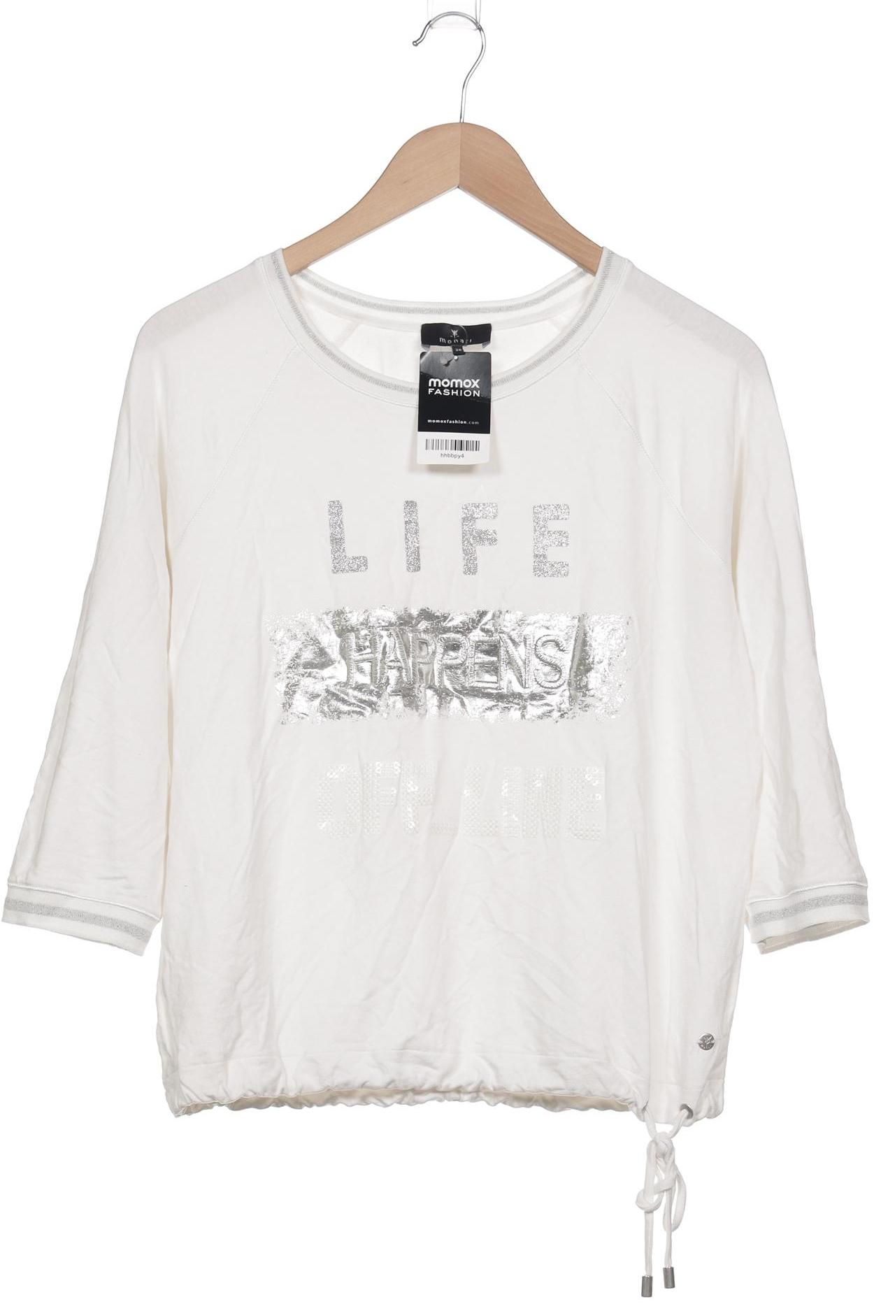 

monari Damen Sweatshirt, weiß, Gr. 38