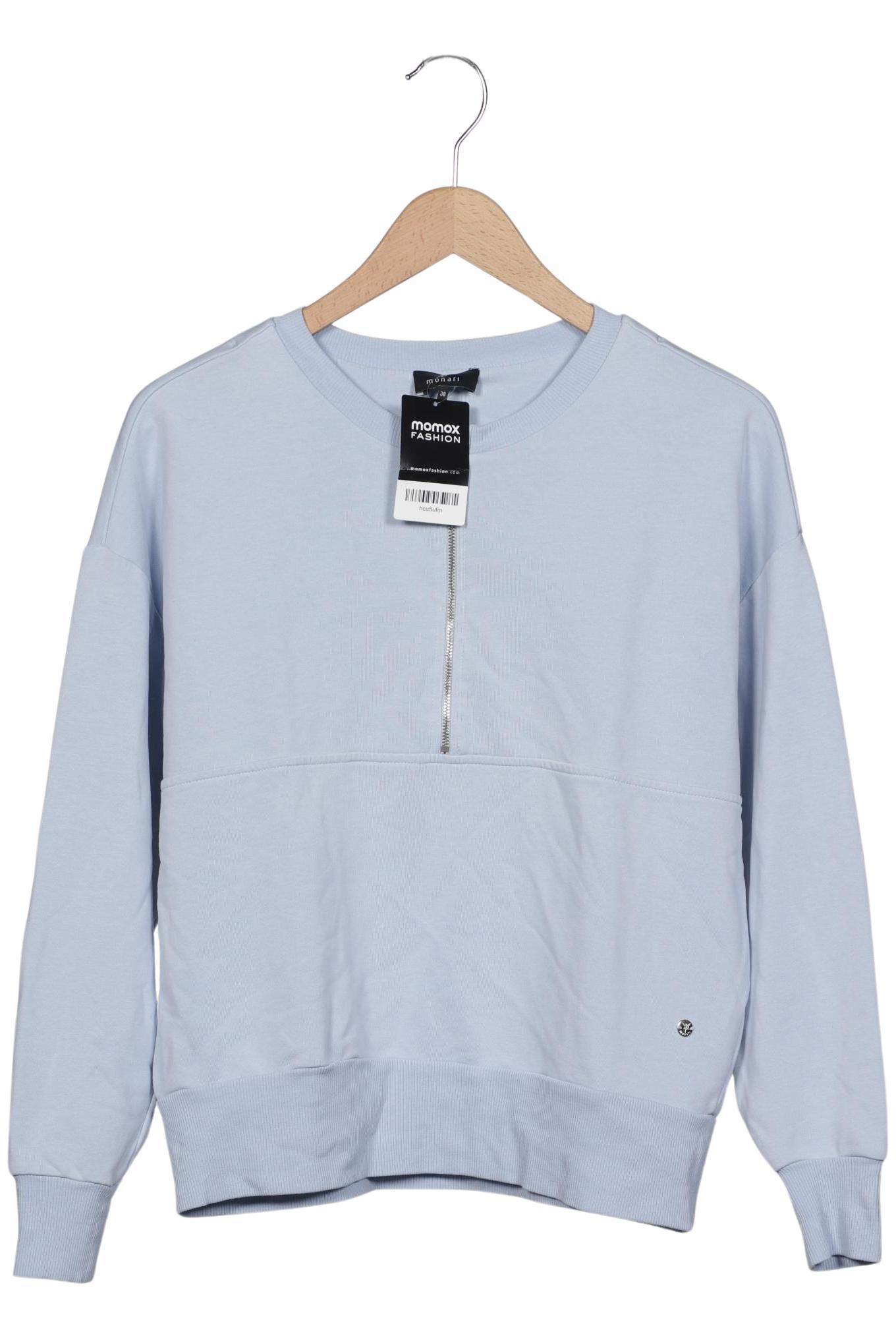 

monari Damen Sweatshirt, hellblau, Gr. 38
