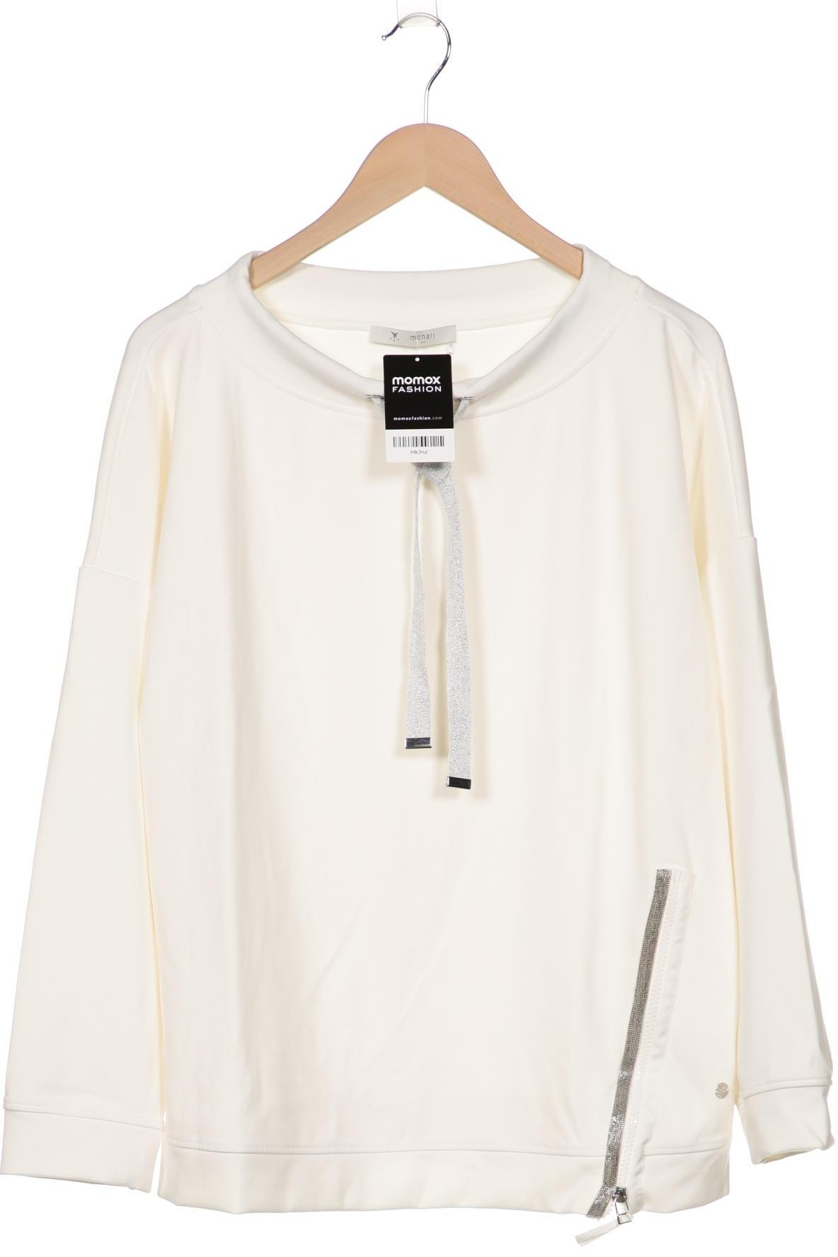 

monari Damen Sweatshirt, weiß