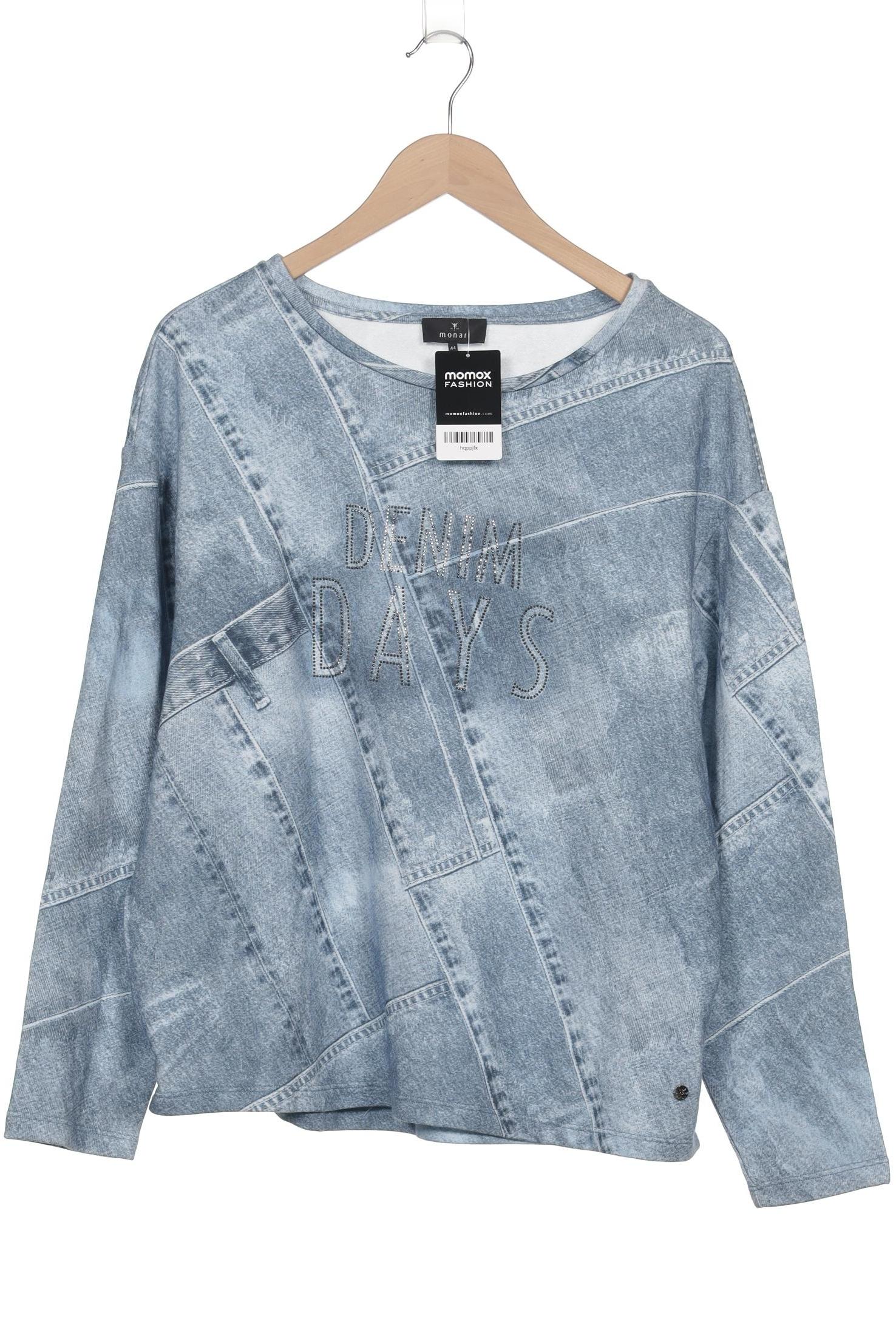 

monari Damen Sweatshirt, blau, Gr. 44