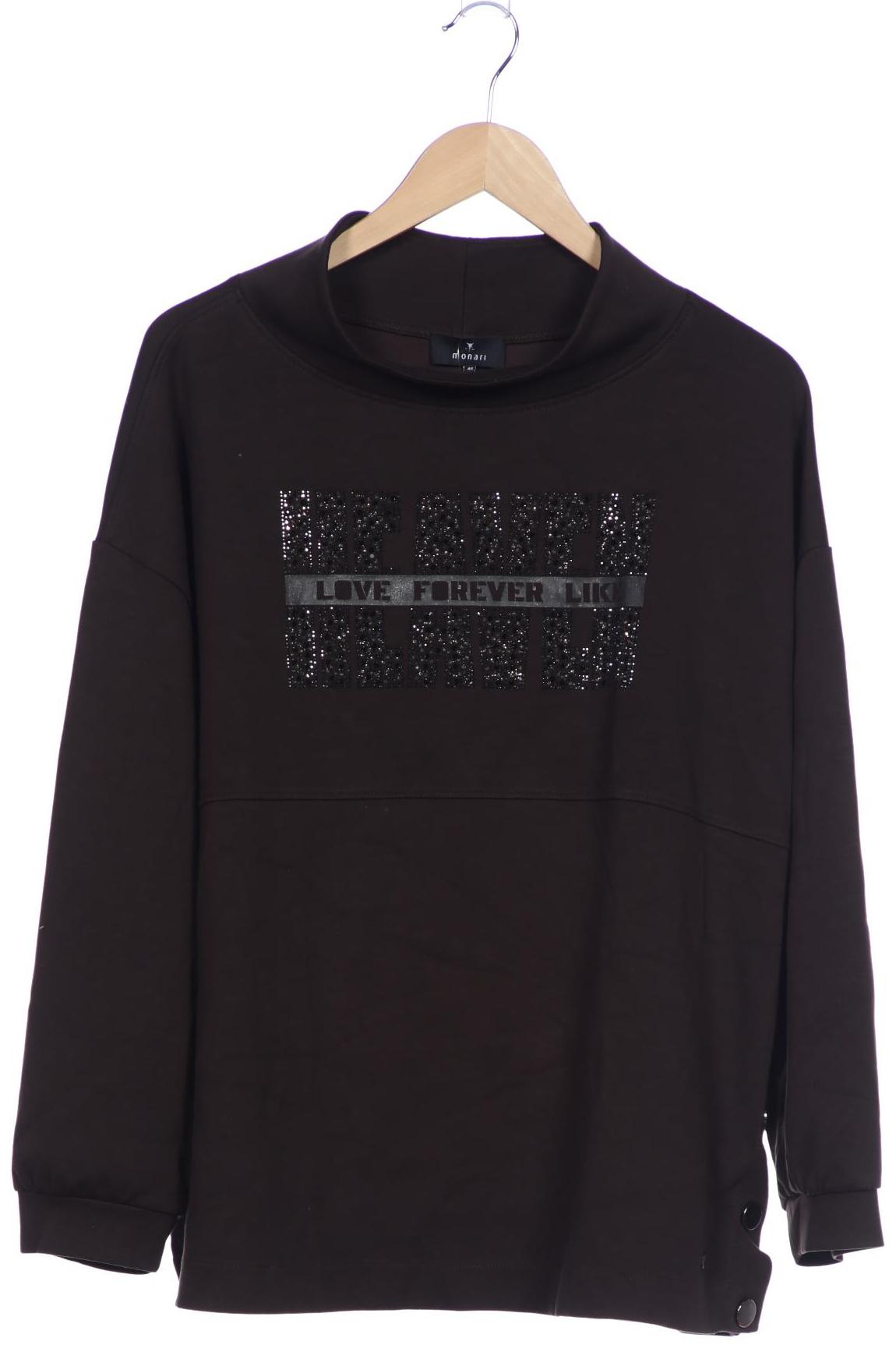 

monari Damen Sweatshirt, braun, Gr. 46