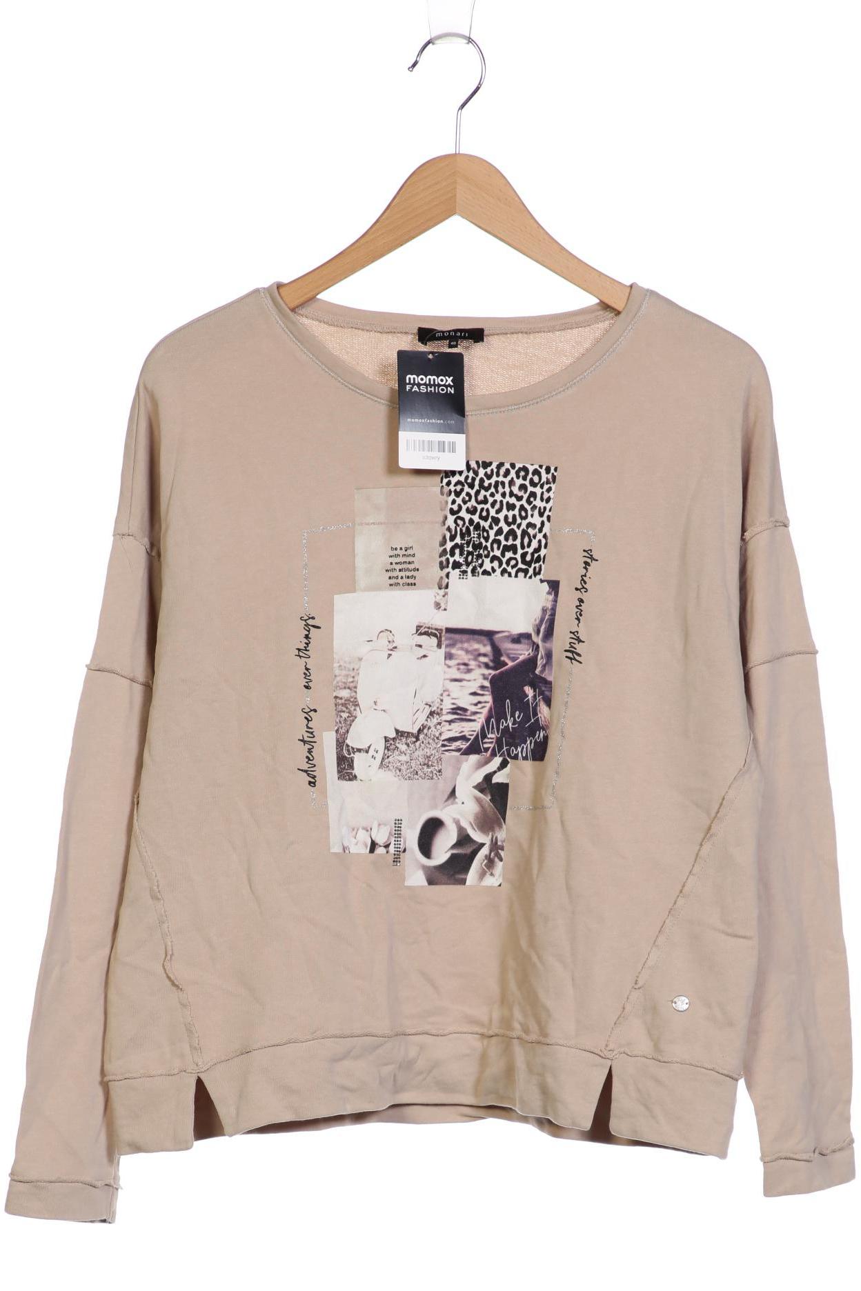 

monari Damen Sweatshirt, beige, Gr. 40