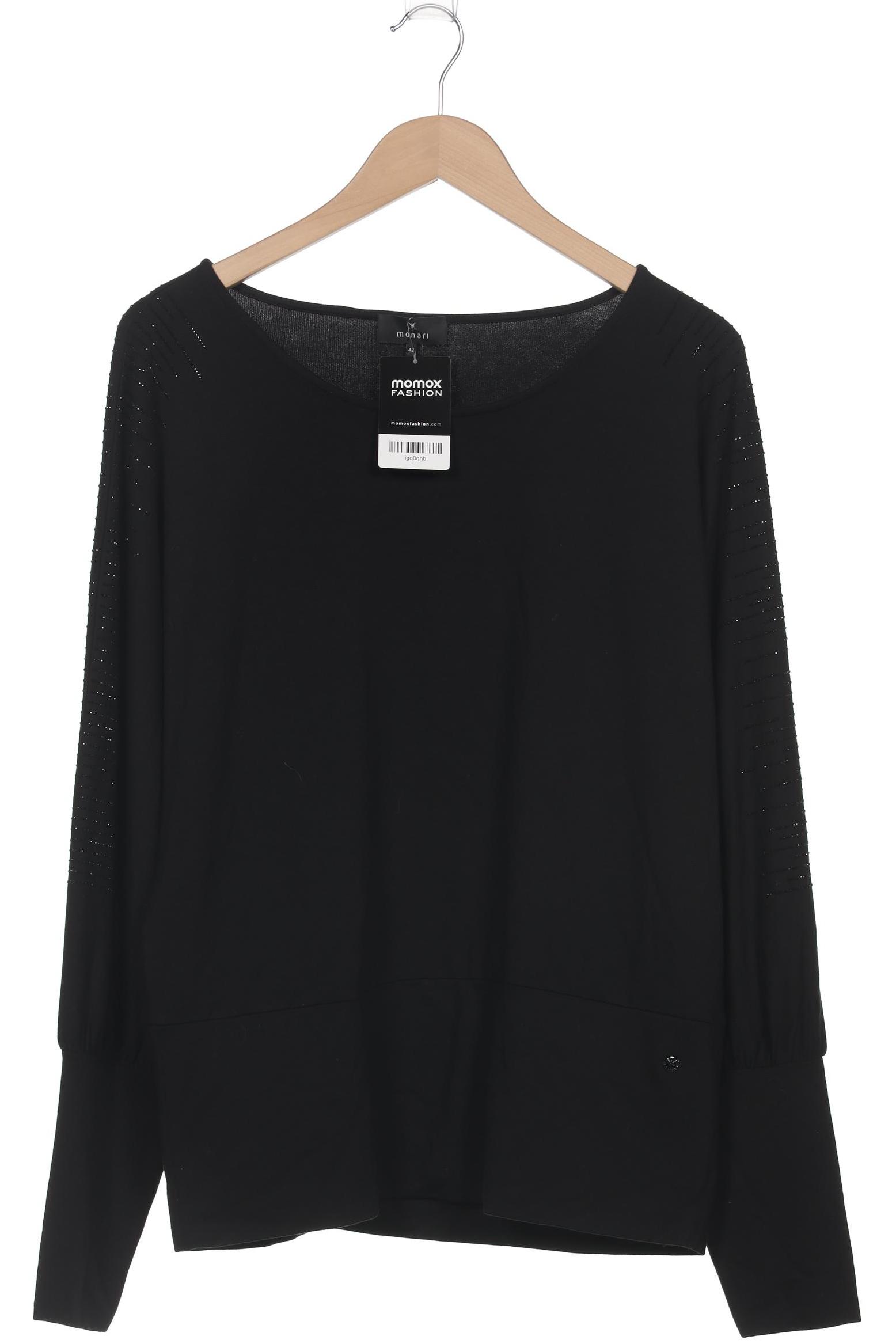 

monari Damen Sweatshirt, schwarz, Gr. 42