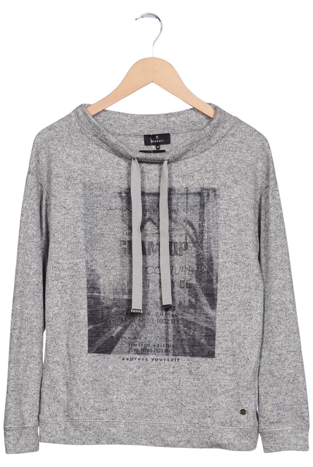 

monari Damen Sweatshirt, grau, Gr. 38