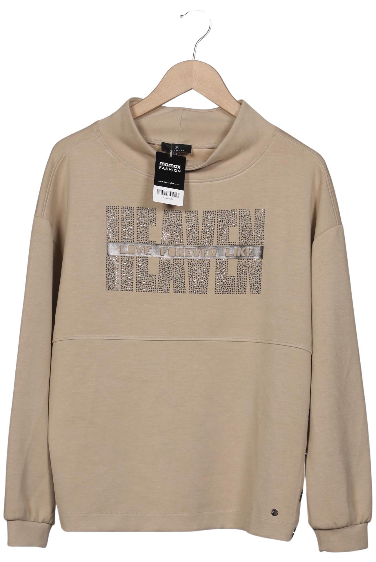

monari Damen Sweatshirt, beige, Gr. 40