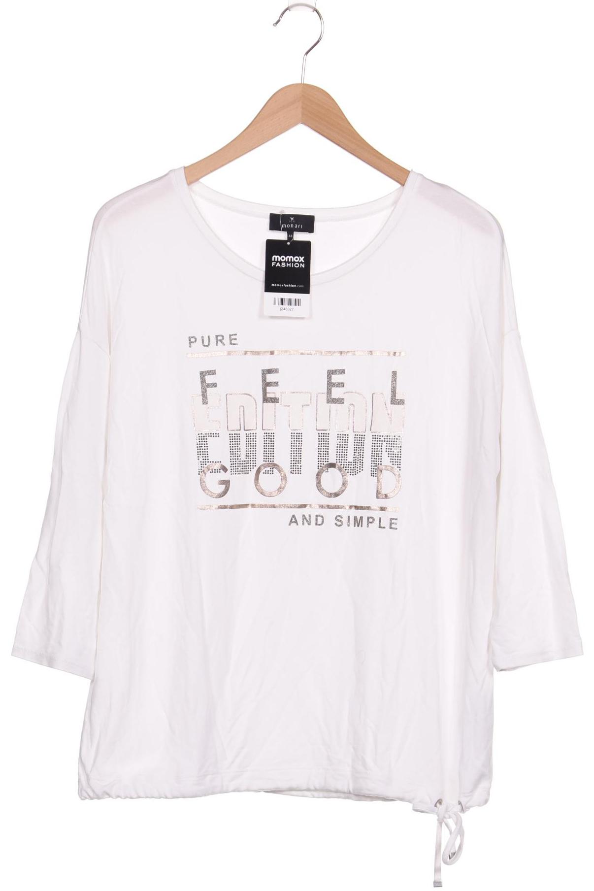 

monari Damen Sweatshirt, weiß