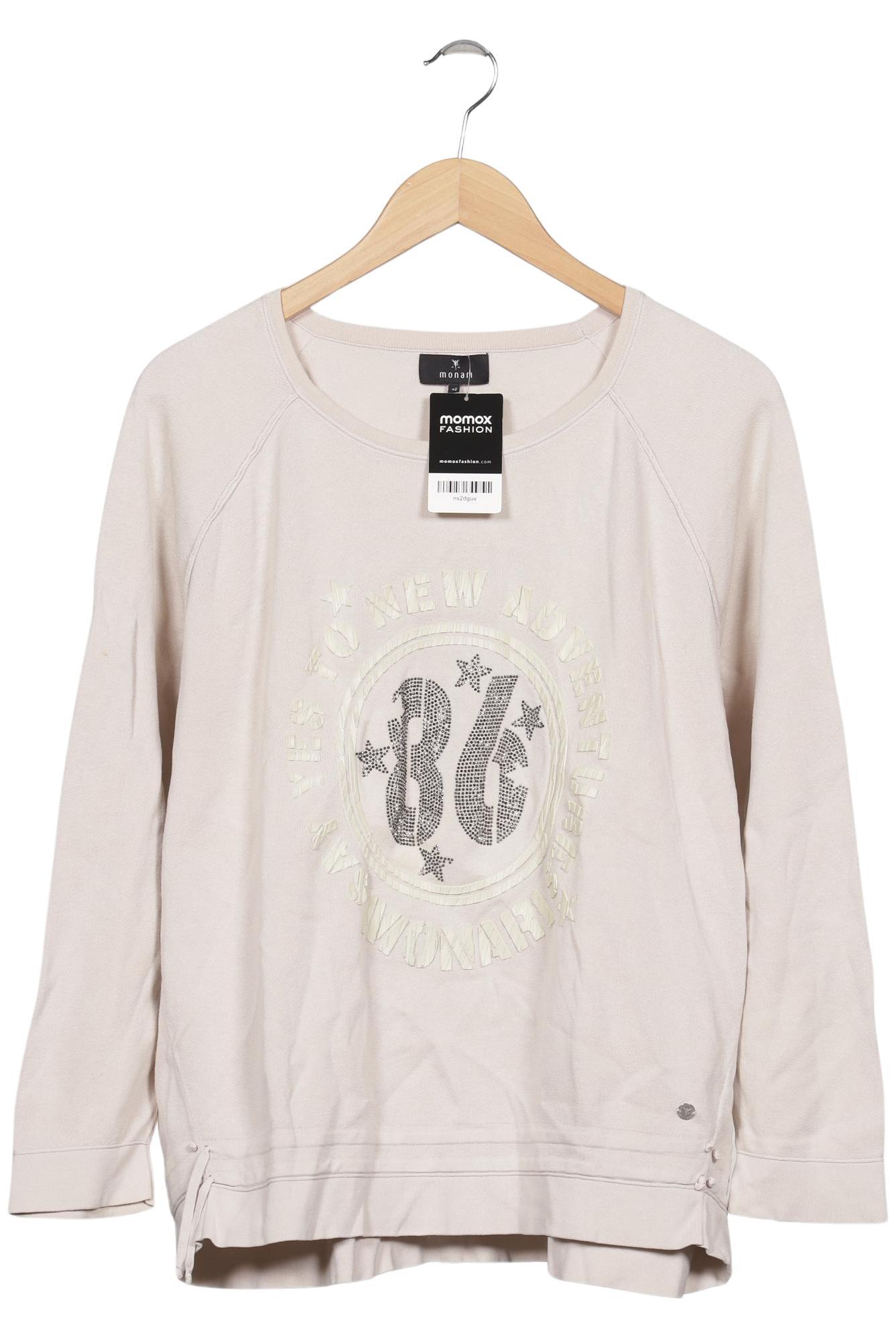 

monari Damen Sweatshirt, beige, Gr. 42
