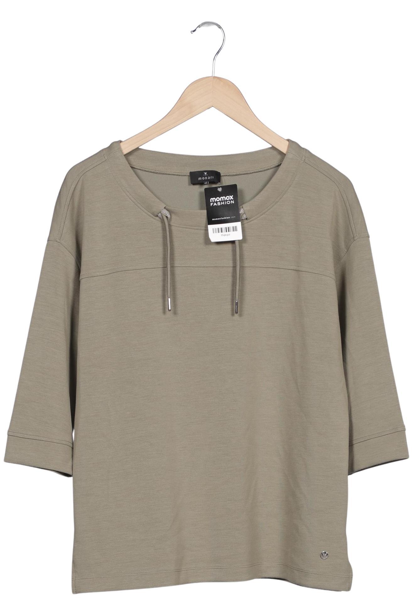 

monari Damen Sweatshirt, hellgrün, Gr. 40