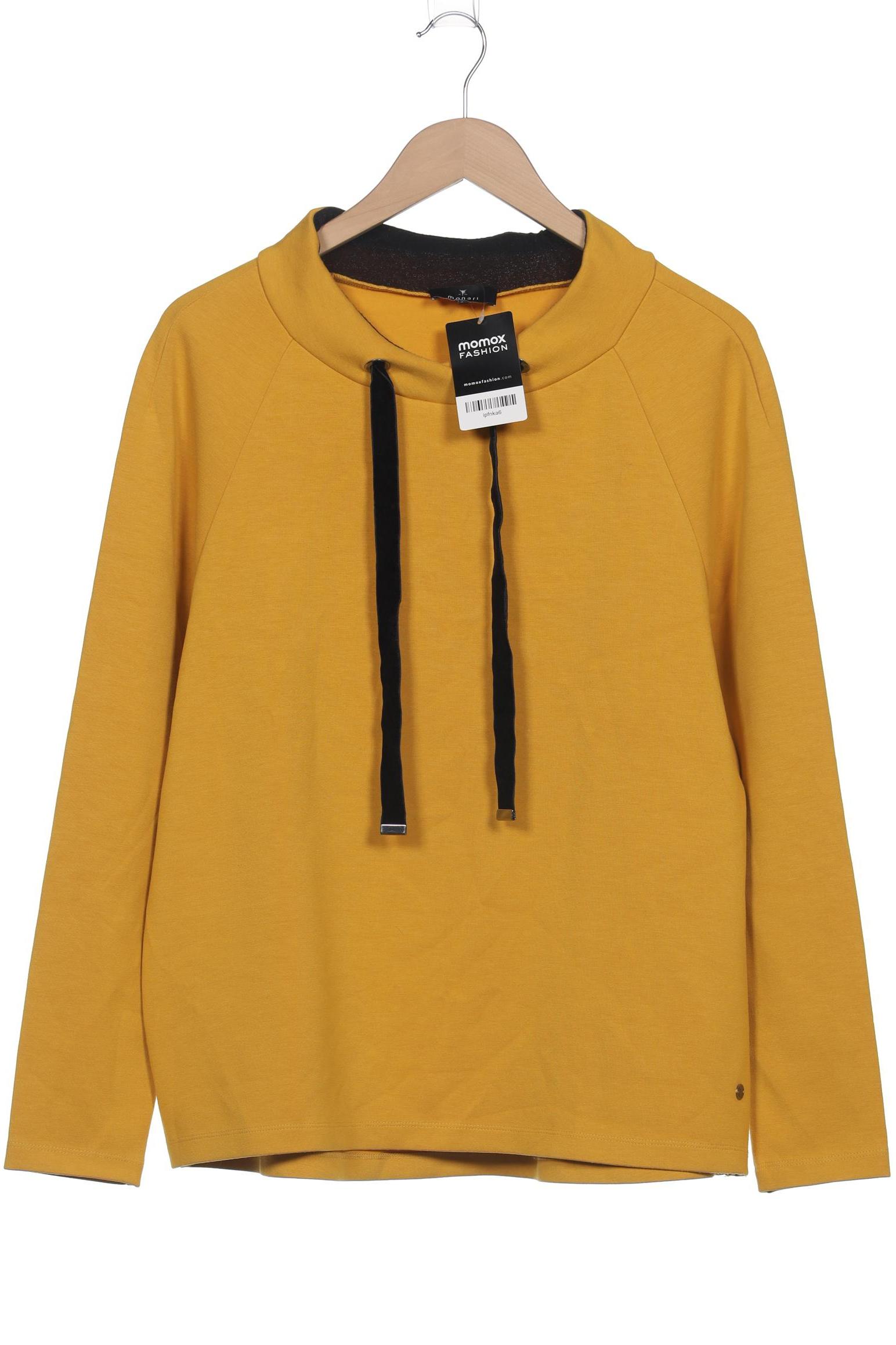 

monari Damen Sweatshirt, gelb, Gr. 42