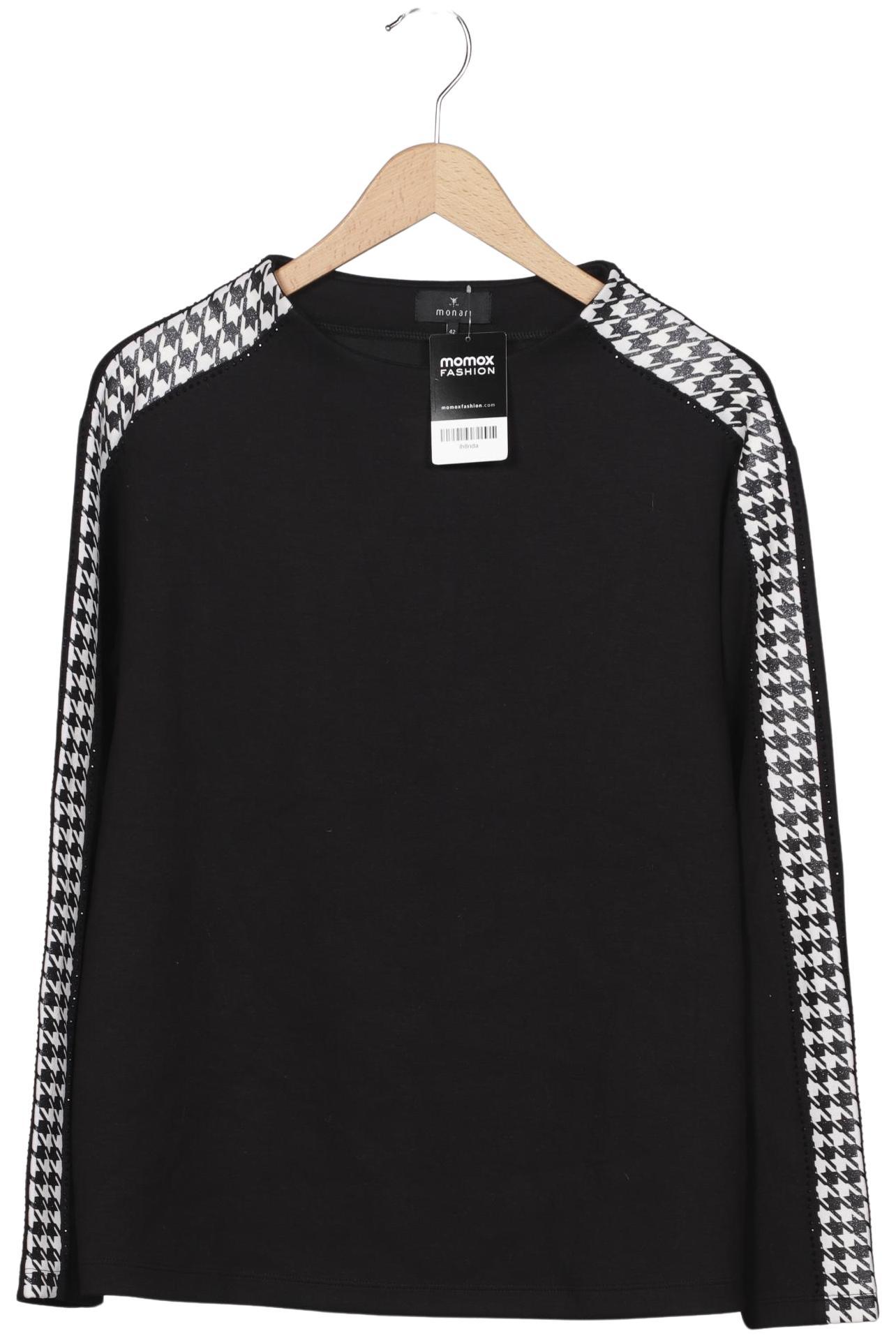 

monari Damen Sweatshirt, schwarz, Gr. 42