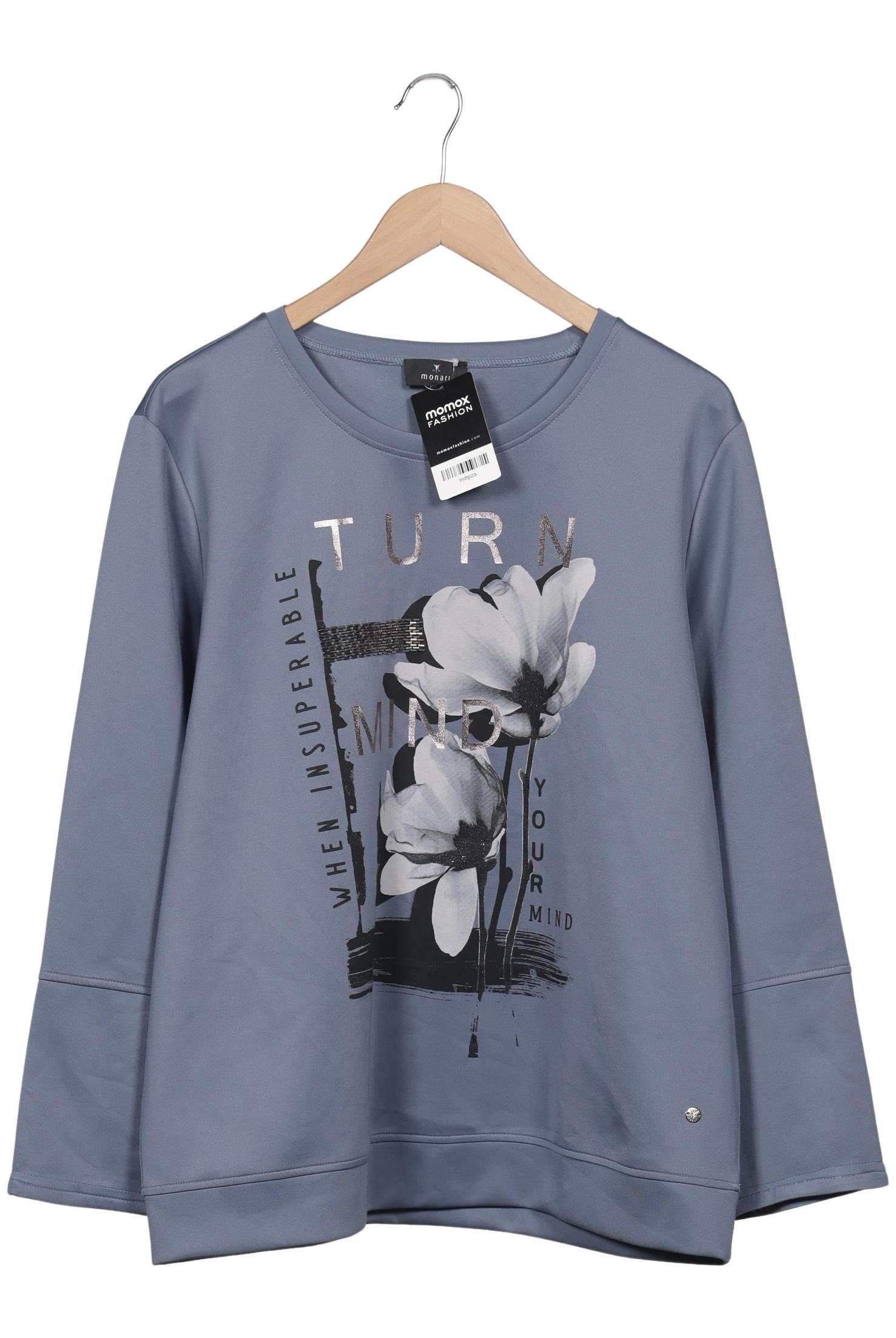 

monari Damen Sweatshirt, hellblau, Gr. 44