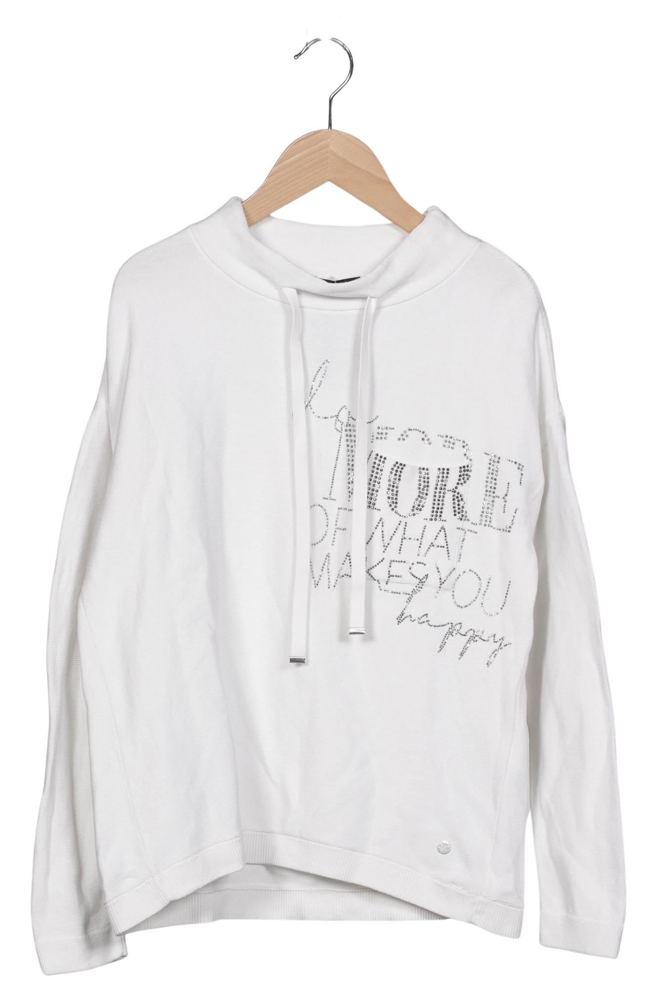 

monari Damen Sweatshirt, weiß, Gr. 36