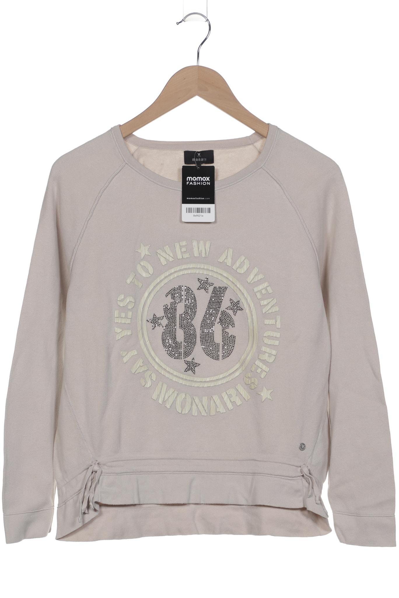 

monari Damen Sweatshirt, beige, Gr. 36