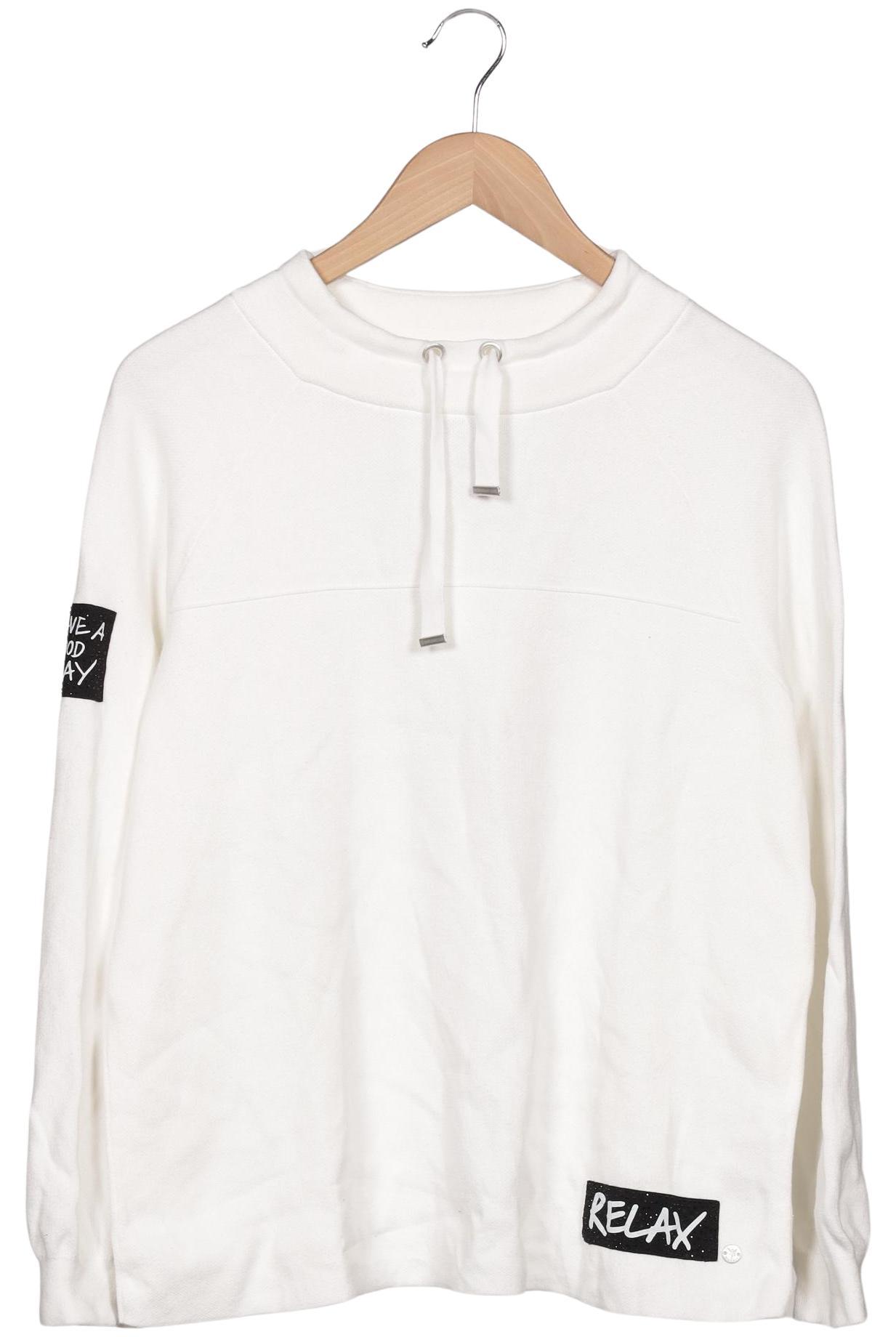 

monari Damen Sweatshirt, weiß, Gr. 40
