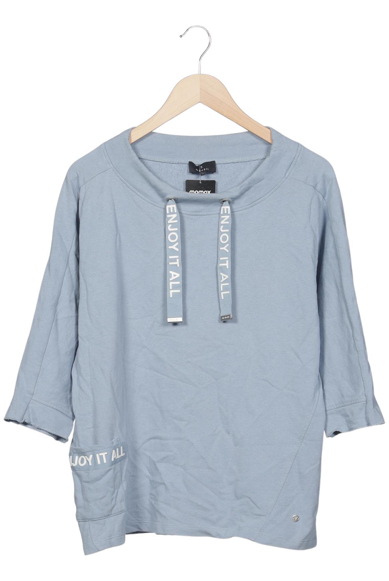 

monari Damen Sweatshirt, hellblau, Gr. 44