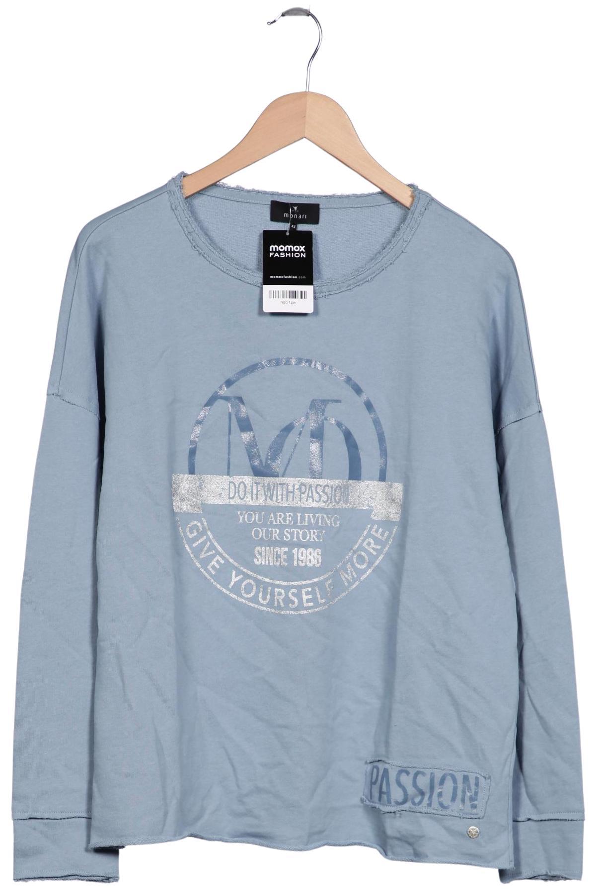 

monari Damen Sweatshirt, hellblau, Gr. 42