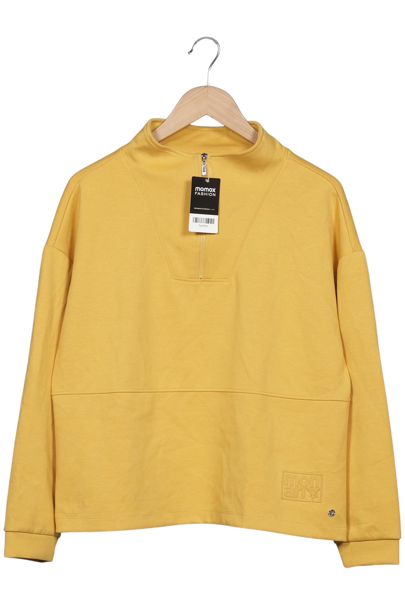 

monari Damen Sweatshirt, gelb, Gr. 38