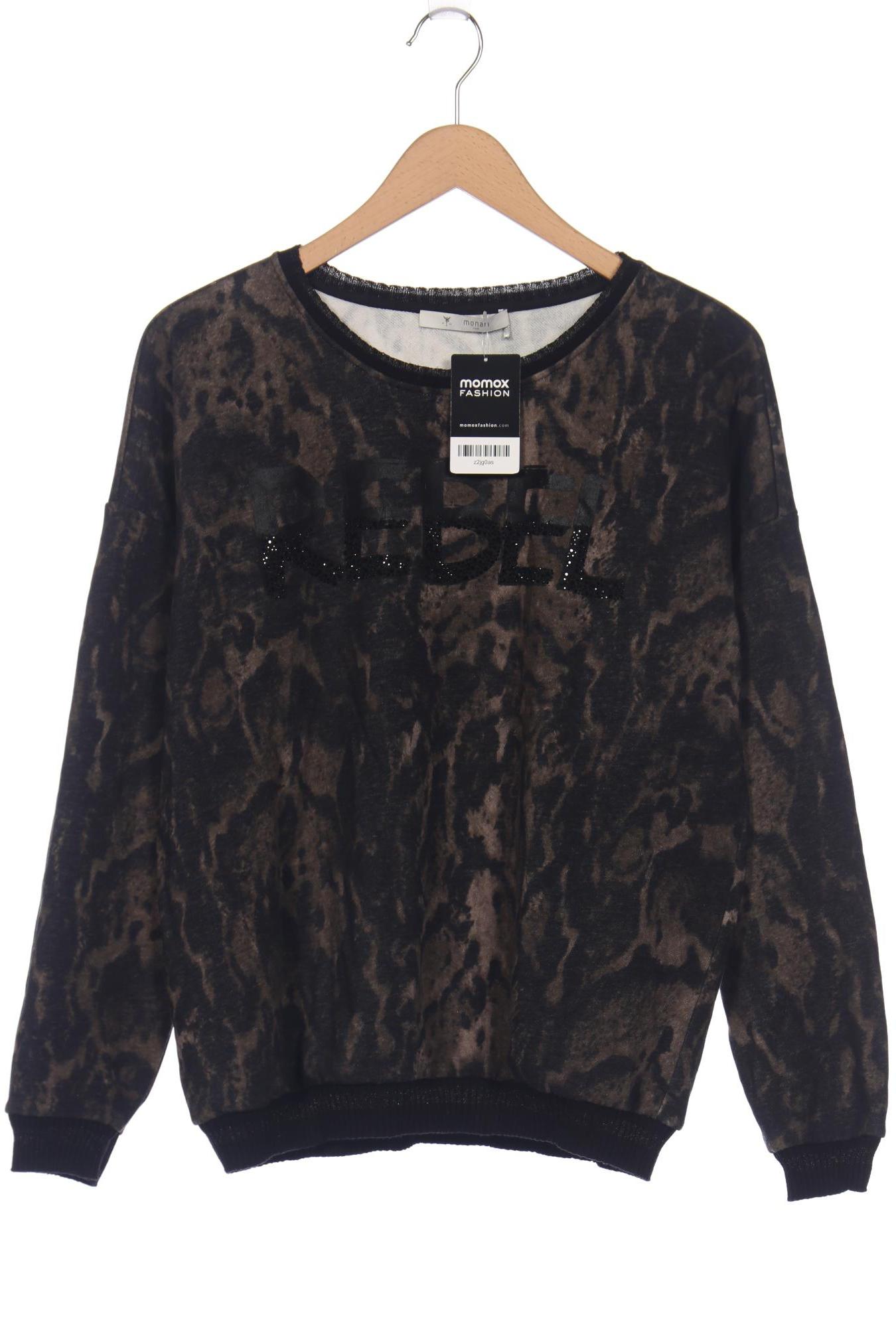 

monari Damen Sweatshirt, schwarz, Gr. 42