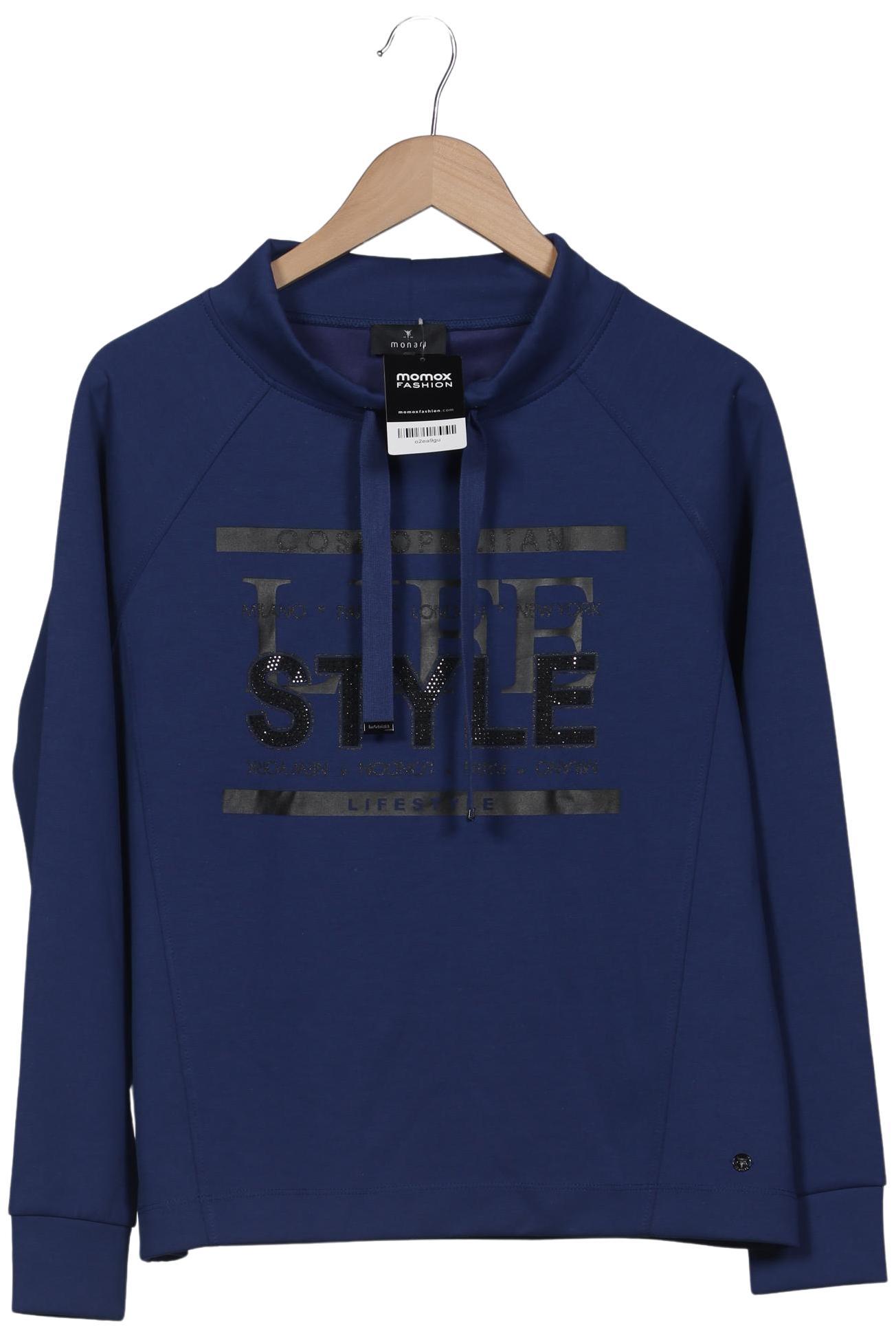 

monari Damen Sweatshirt, blau, Gr. 38