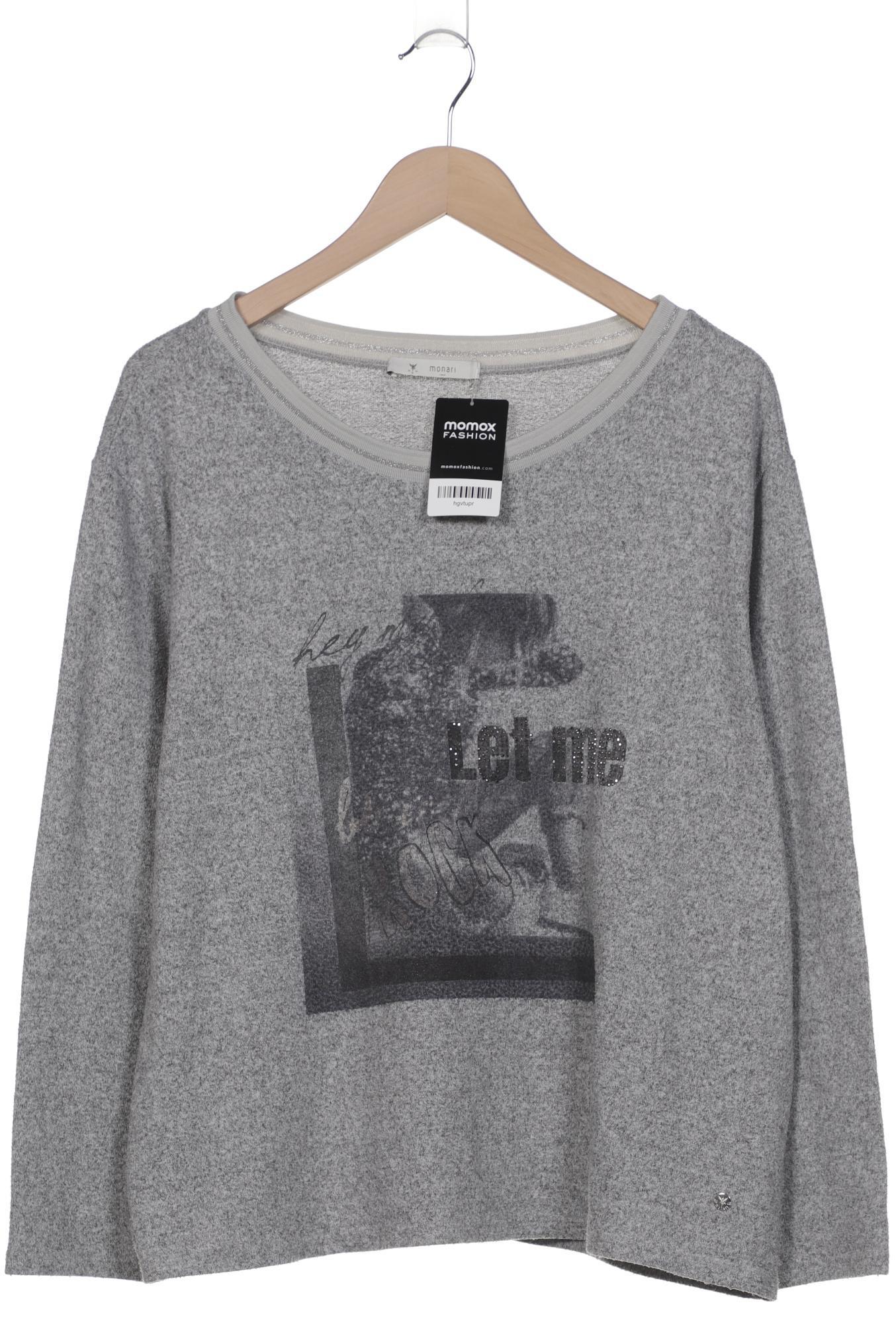 

monari Damen Sweatshirt, grau, Gr. 44