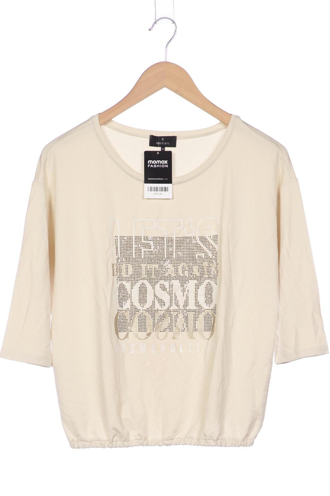 

monari Damen Sweatshirt, beige, Gr. 36