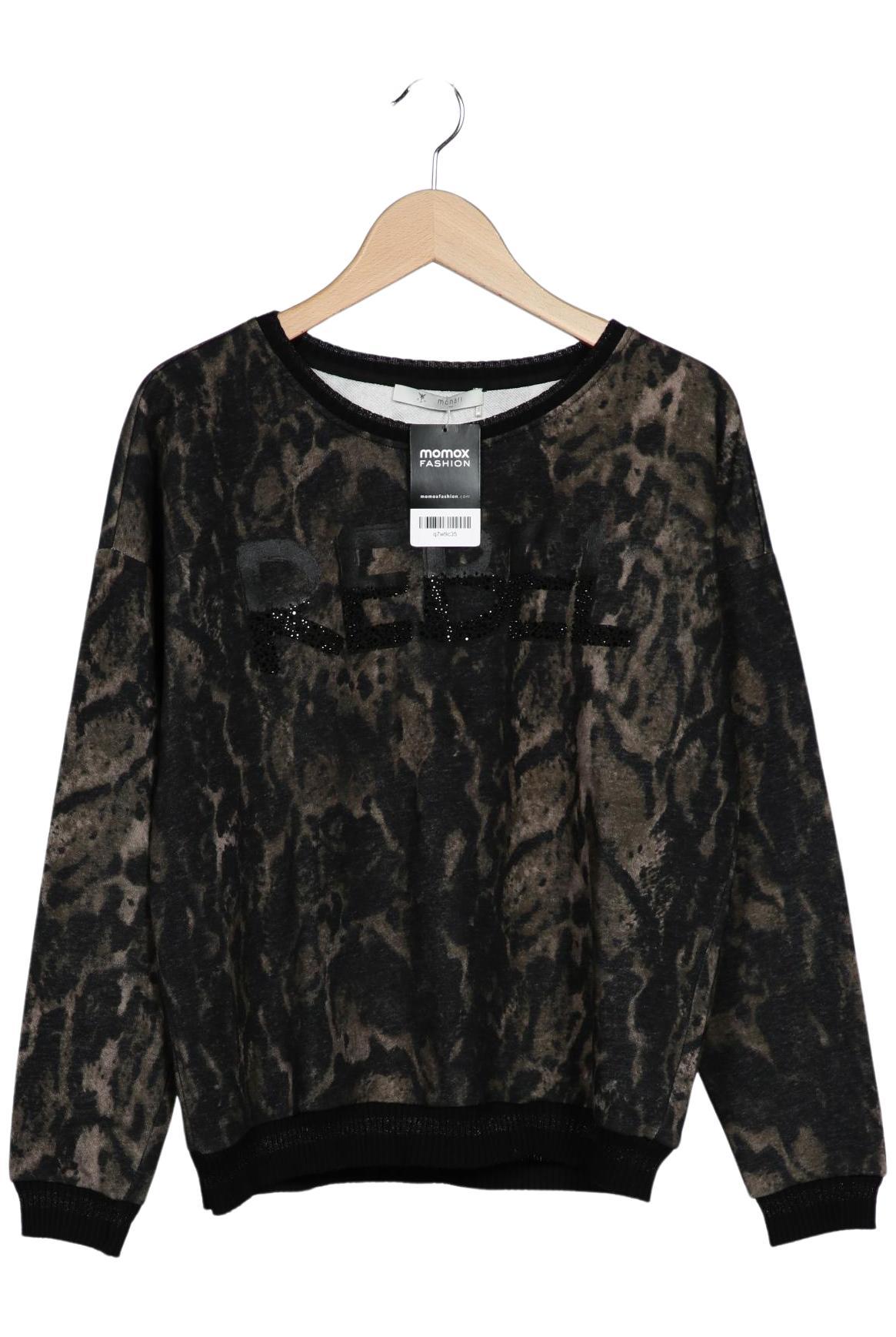 

monari Damen Sweatshirt, schwarz, Gr. 38