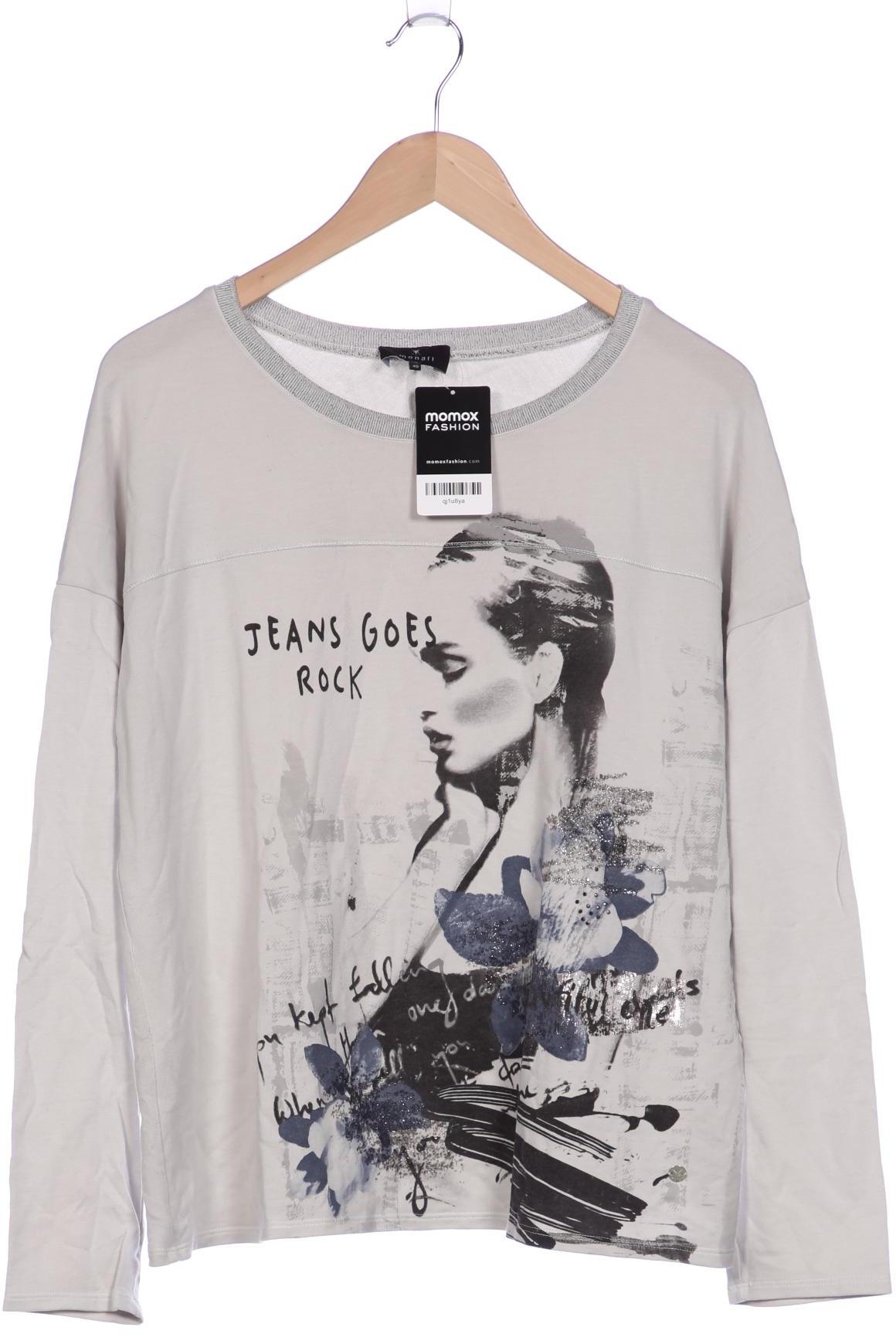 

monari Damen Sweatshirt, grau, Gr. 40