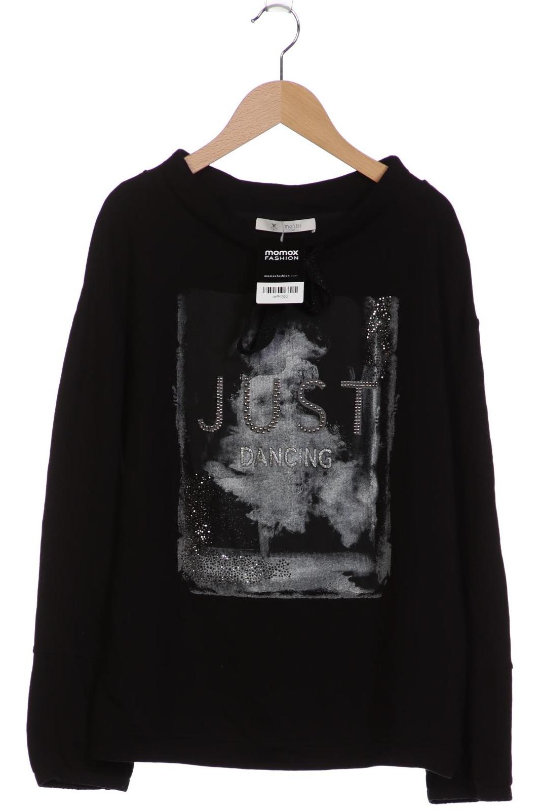 

monari Damen Sweatshirt, schwarz, Gr. 38