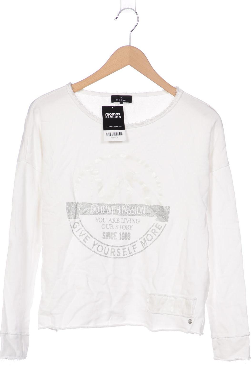

monari Damen Sweatshirt, weiß
