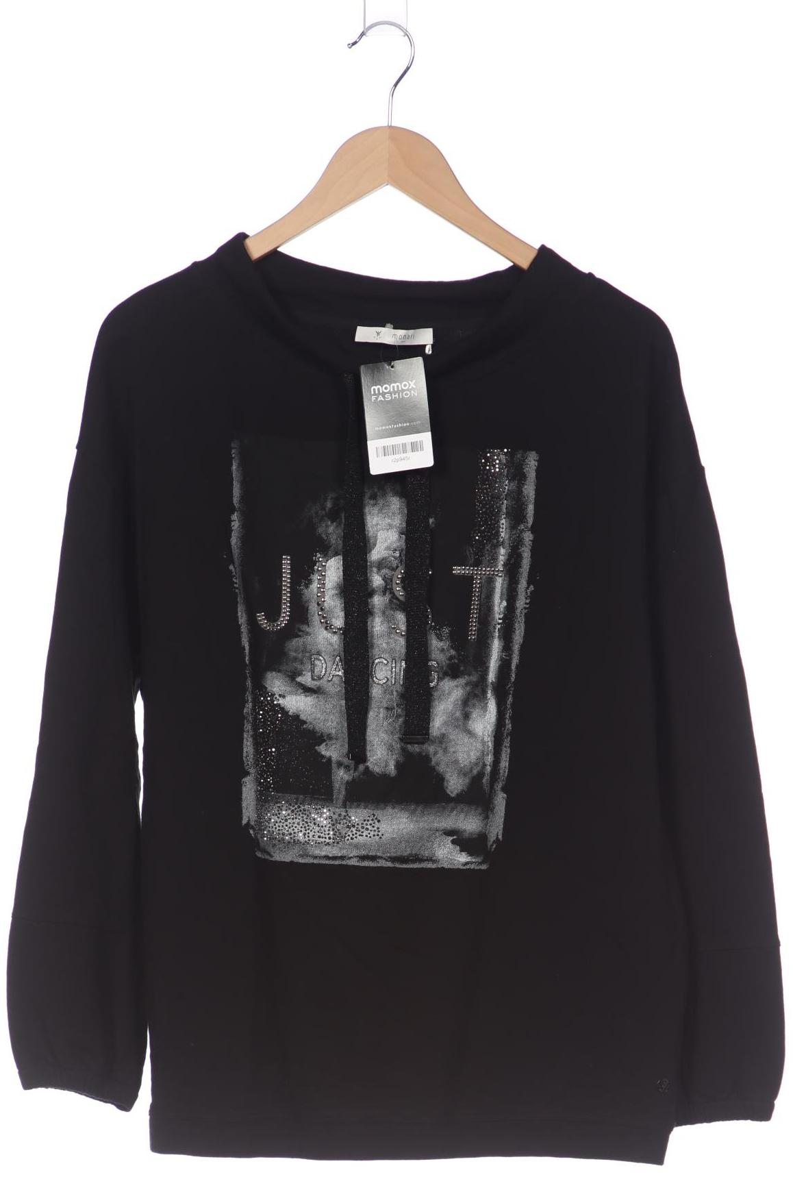 

monari Damen Sweatshirt, schwarz, Gr. 44