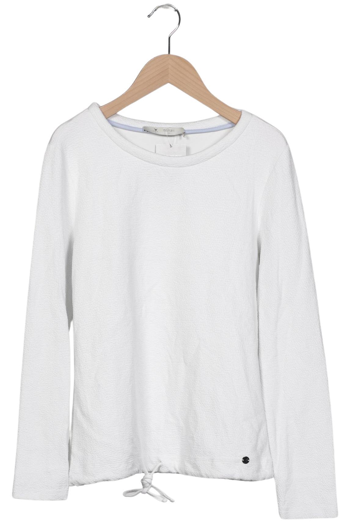 

monari Damen Sweatshirt, weiß, Gr. 38